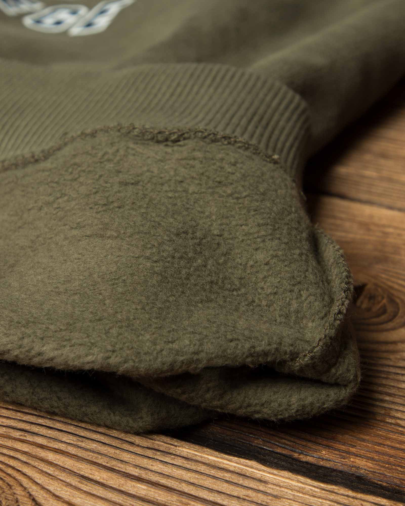 بلوز دورس طرح دار مردانه - زیتونی - نخ پنبه