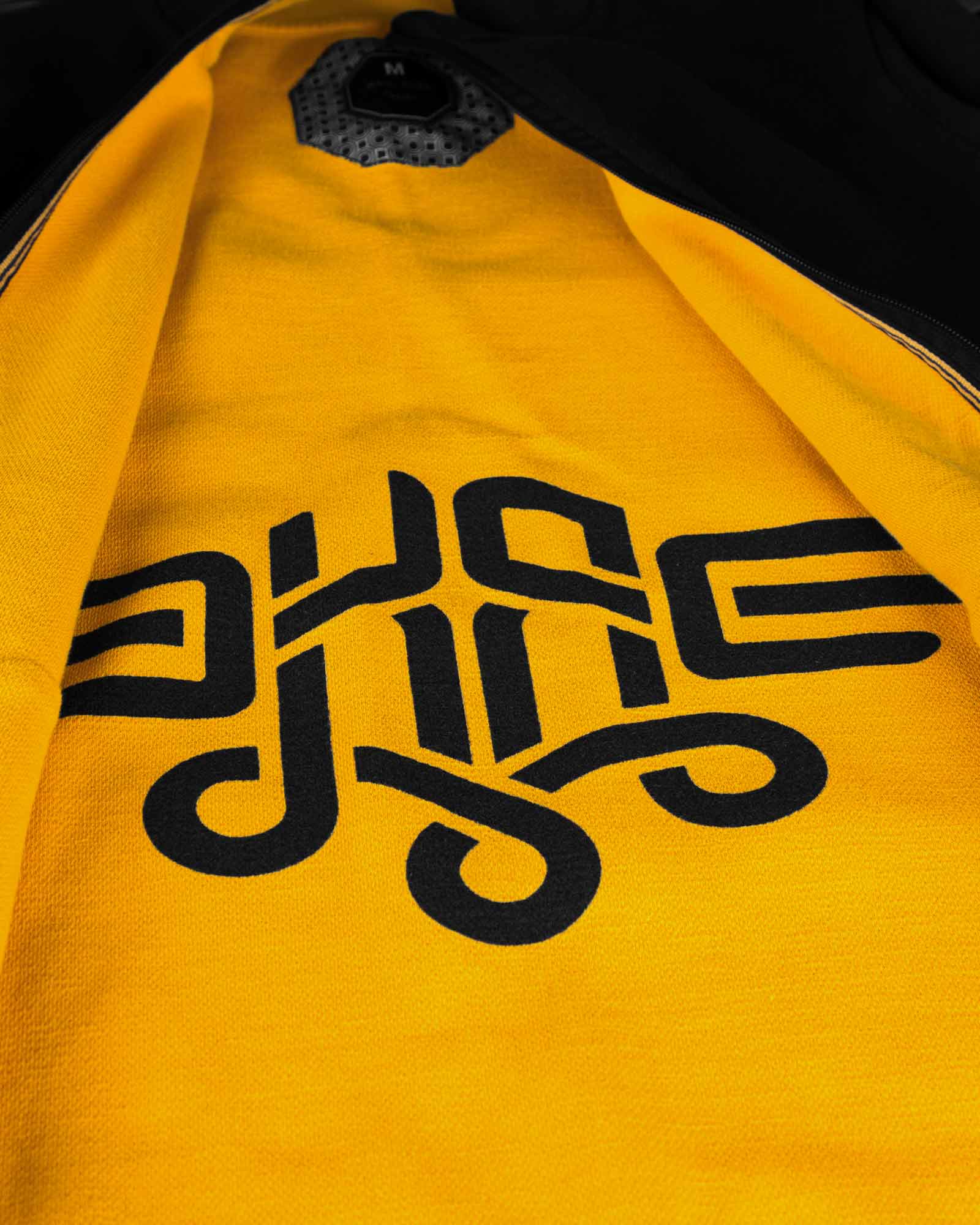 سویشرت جودون یقه ایستاده - مشکی - طرح داخل