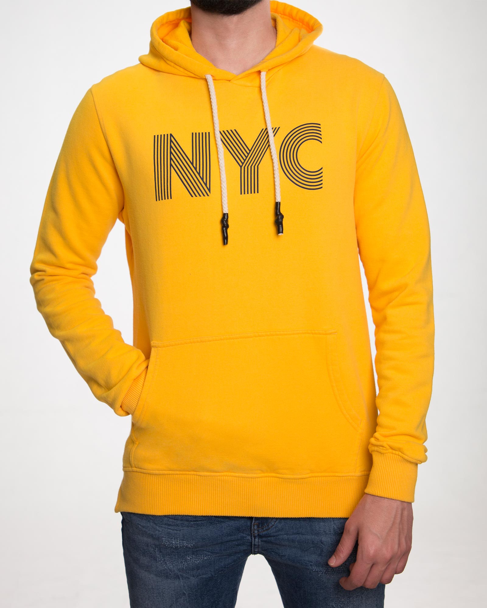 هودی مردانه دورس - زرد