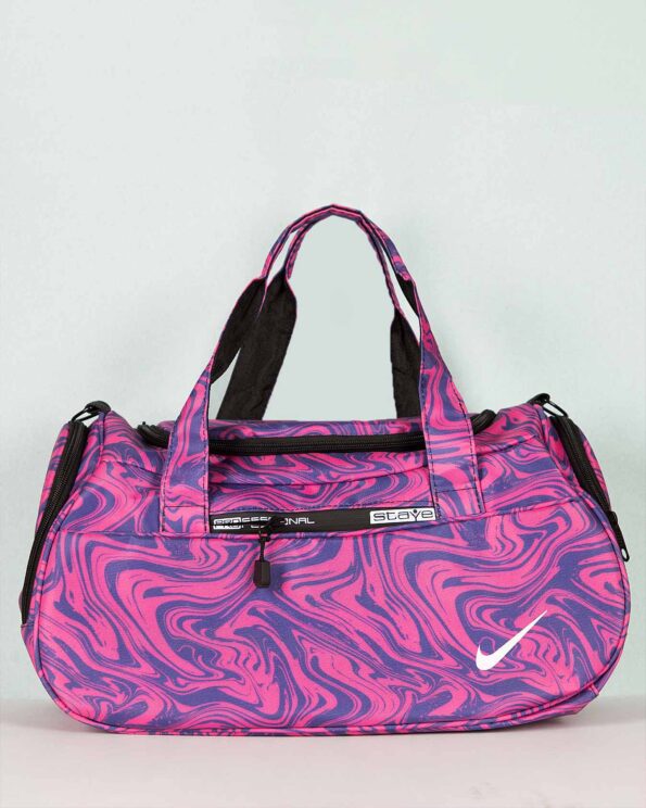 ساک ورزشی برزنتی نایک - ارغوانی - رو به رو