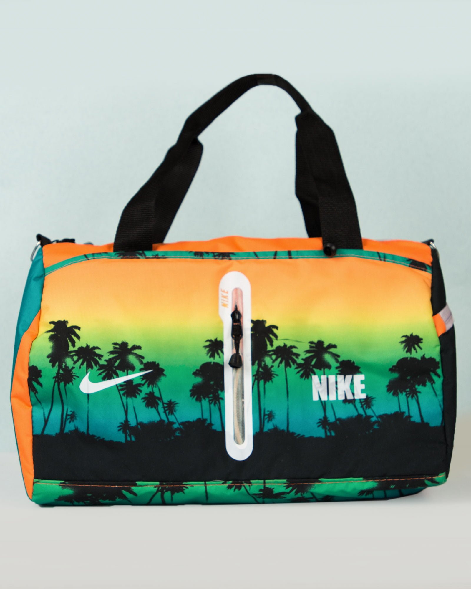 ساک ورزشی طرح‌ نخل نایک - نارنجی - رو به رو