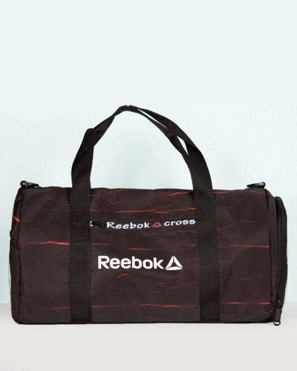 ساک ورزشی عنابی ریباک - رو به رو