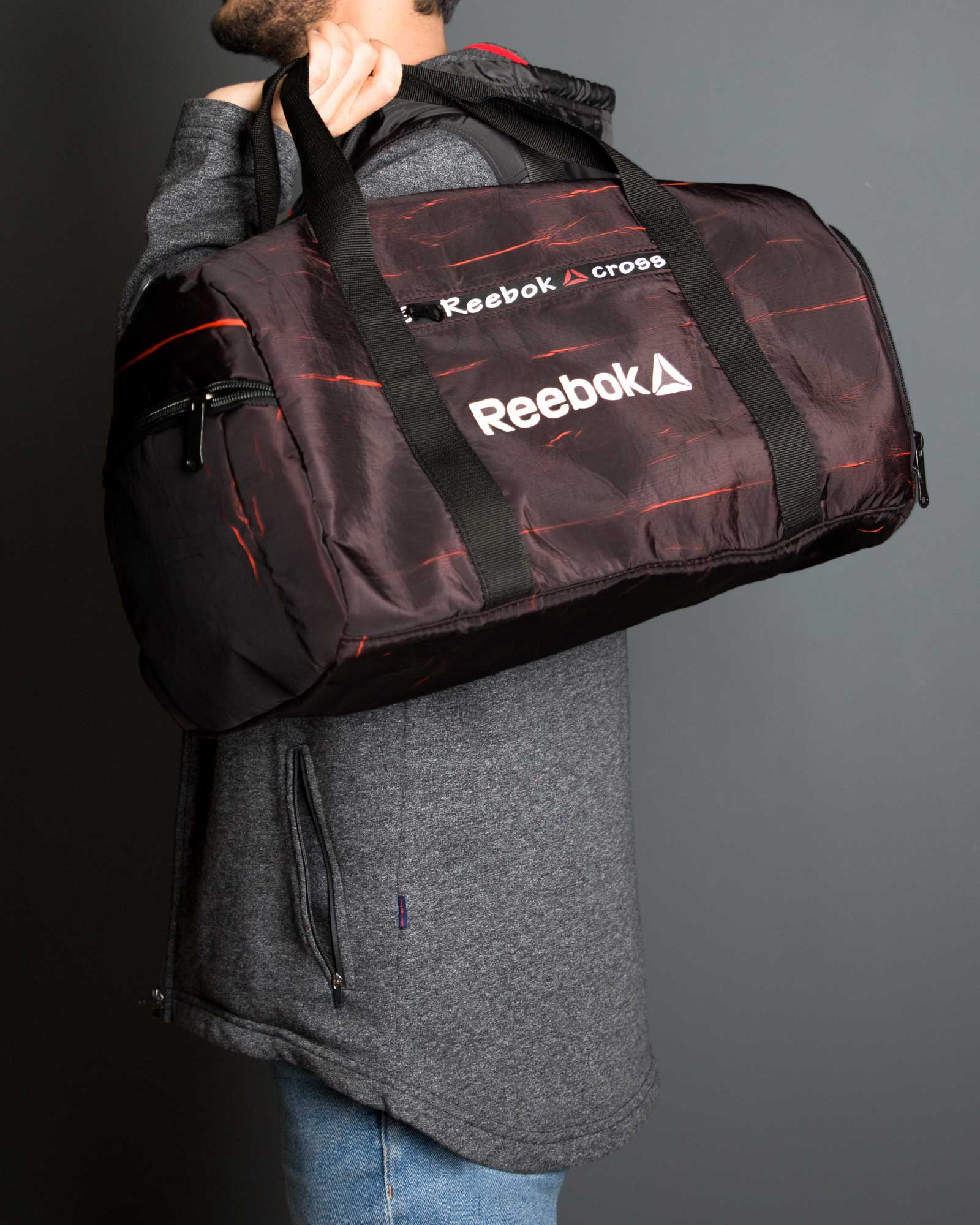 ساک ورزشی عنابی ریباک - محیطی