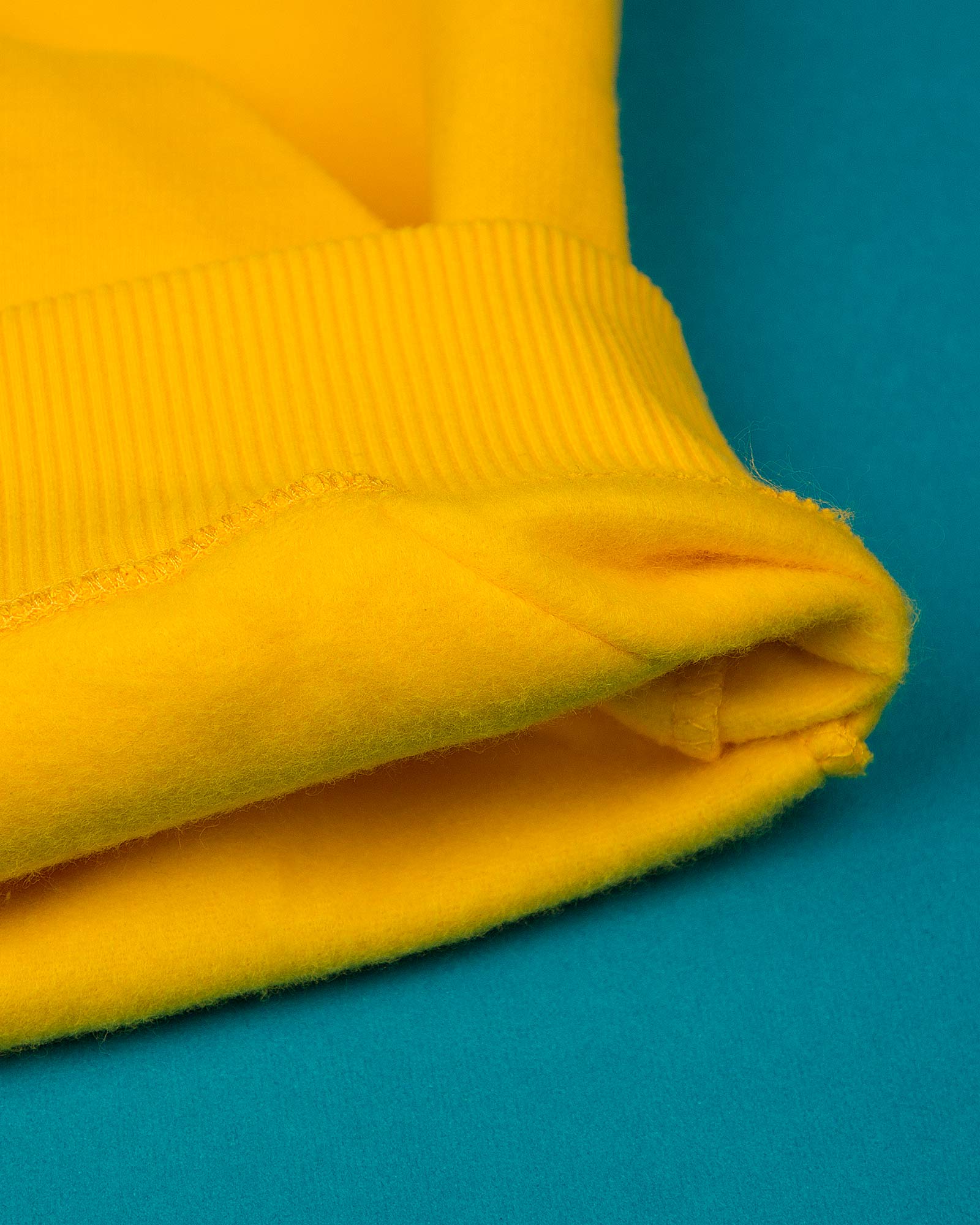 هودی نخ پنبه ای اسپرت مردانه - زرد - نخ پنبه