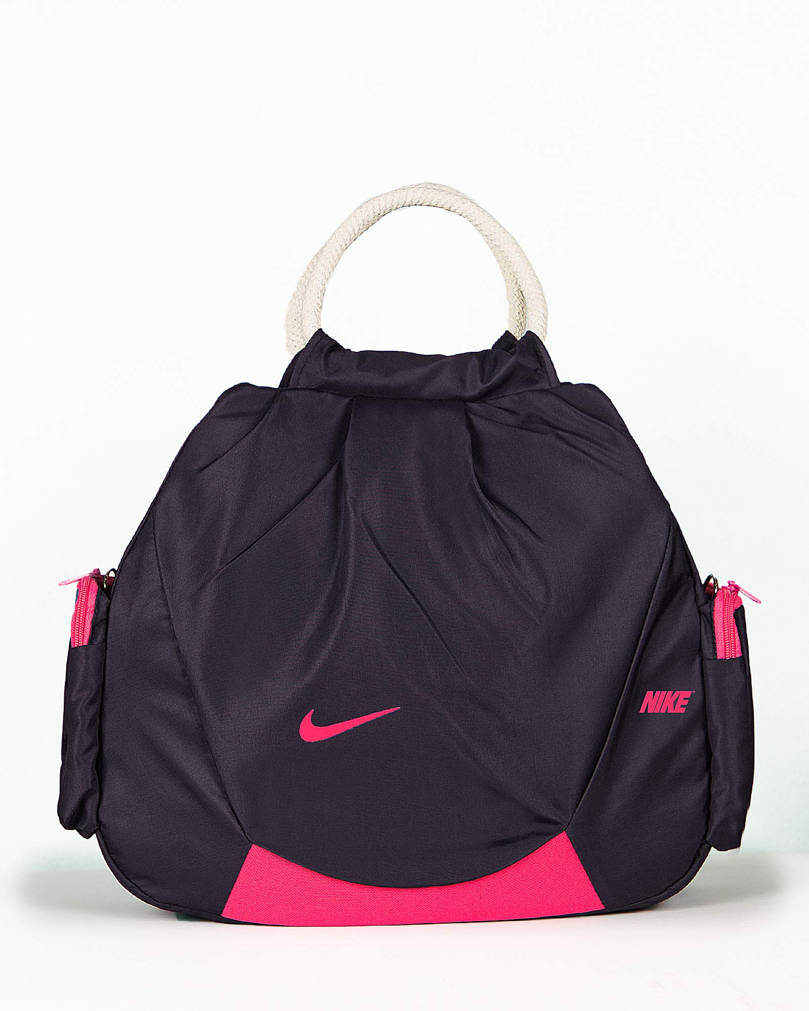 کیف ورزشی زنانه طرح نایک - سرمه‌ای - رو به رو