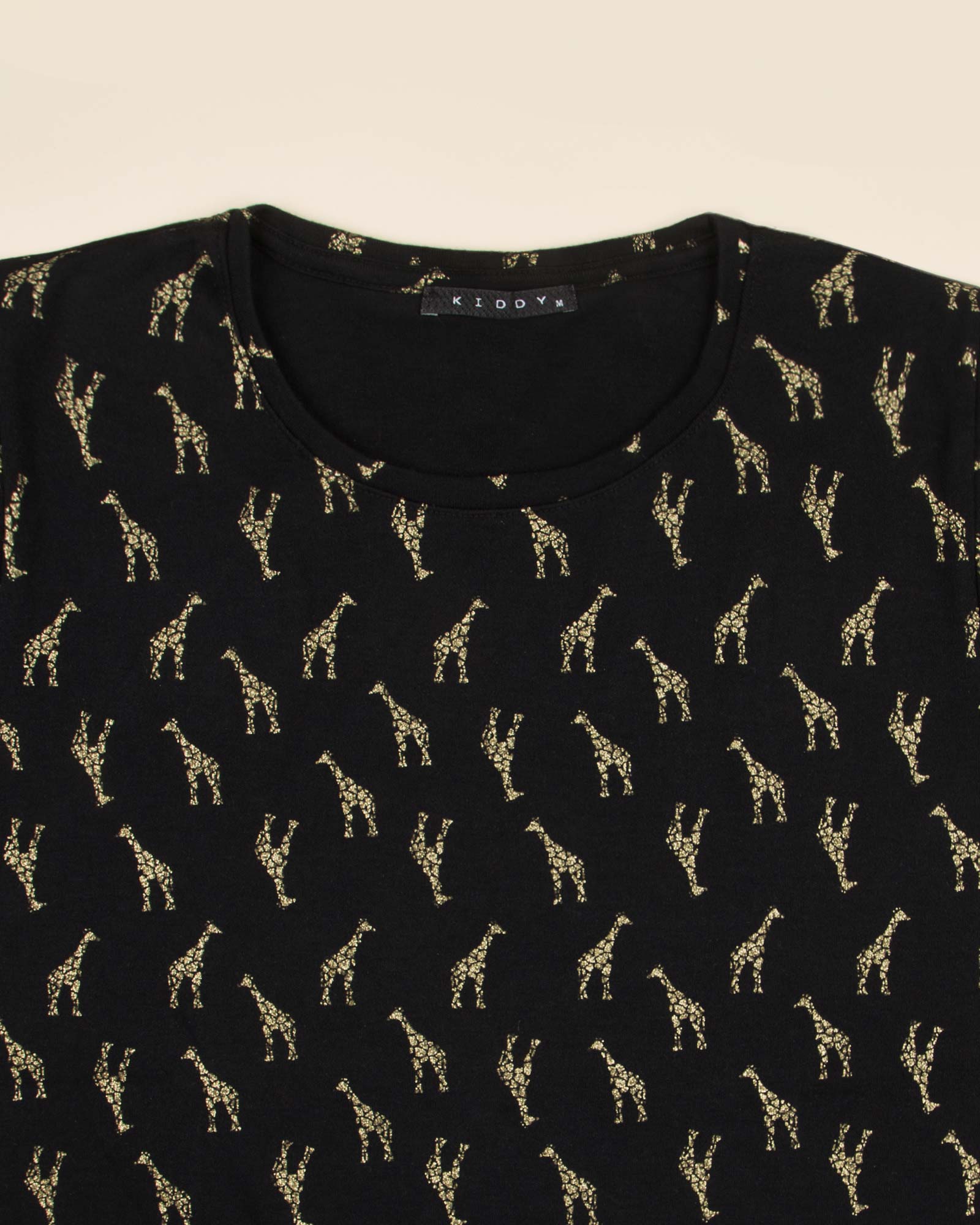 تونیک زنانه طرح زرافه - مشکی - بلوز طرح‌دار