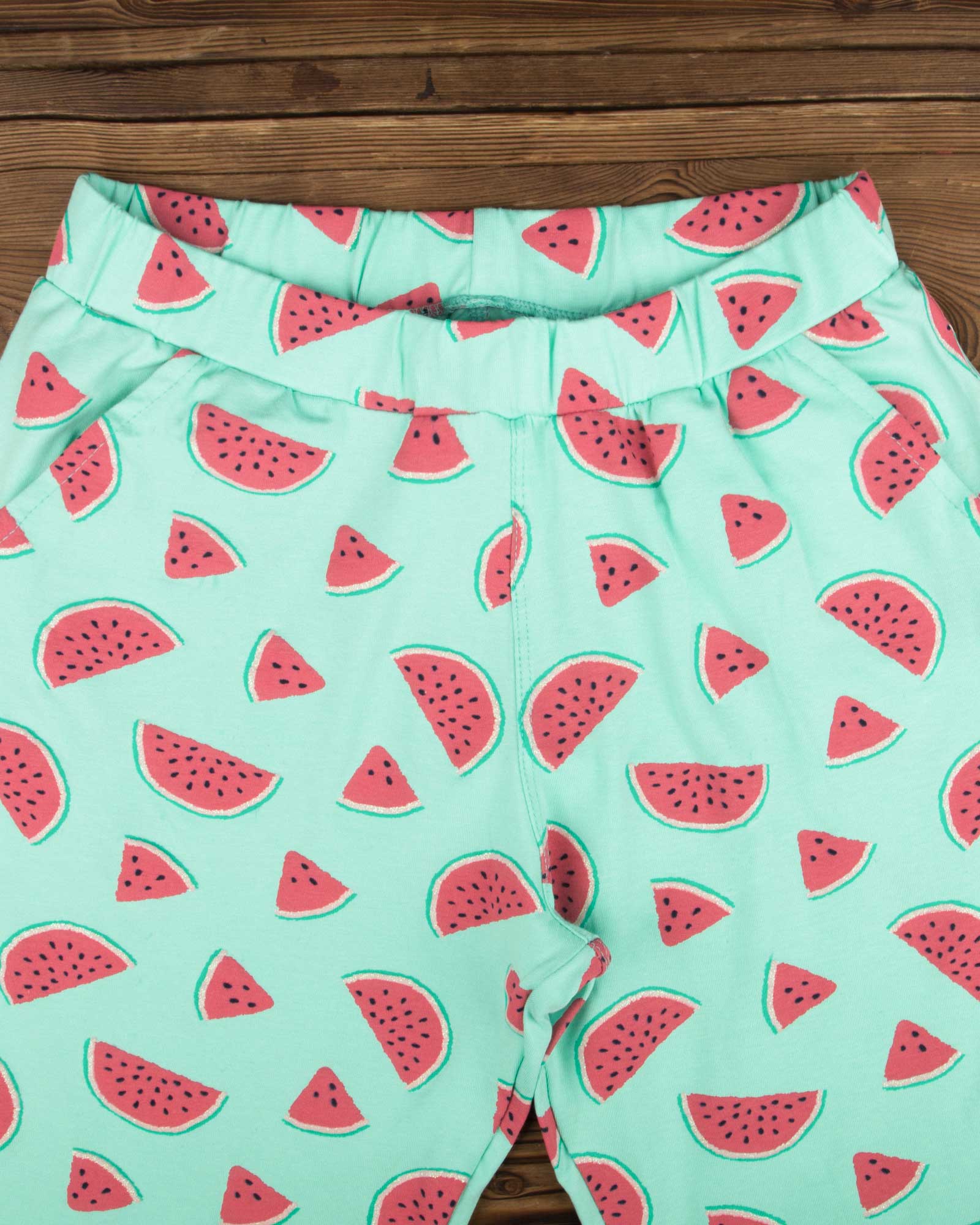 ست بلوز شلوار طرح دار زنانه- سبز زمردی - بالاتنه