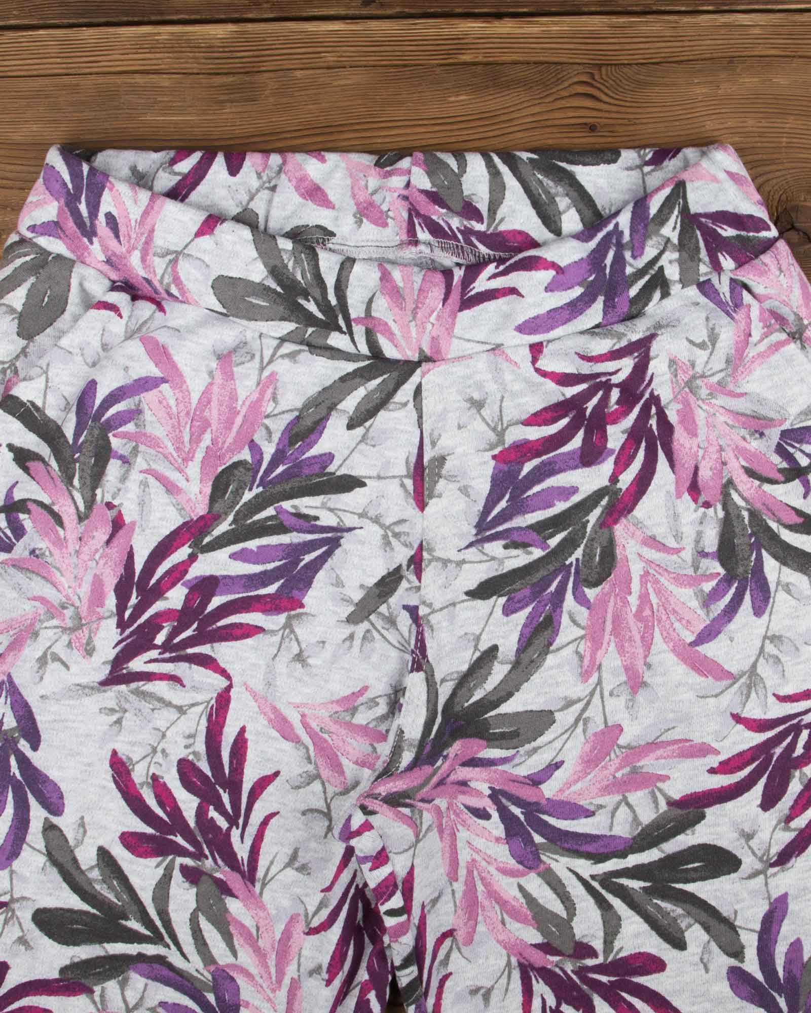 ست بلوز شلوار طرح دار زنانه- طوسی - بالاتنه