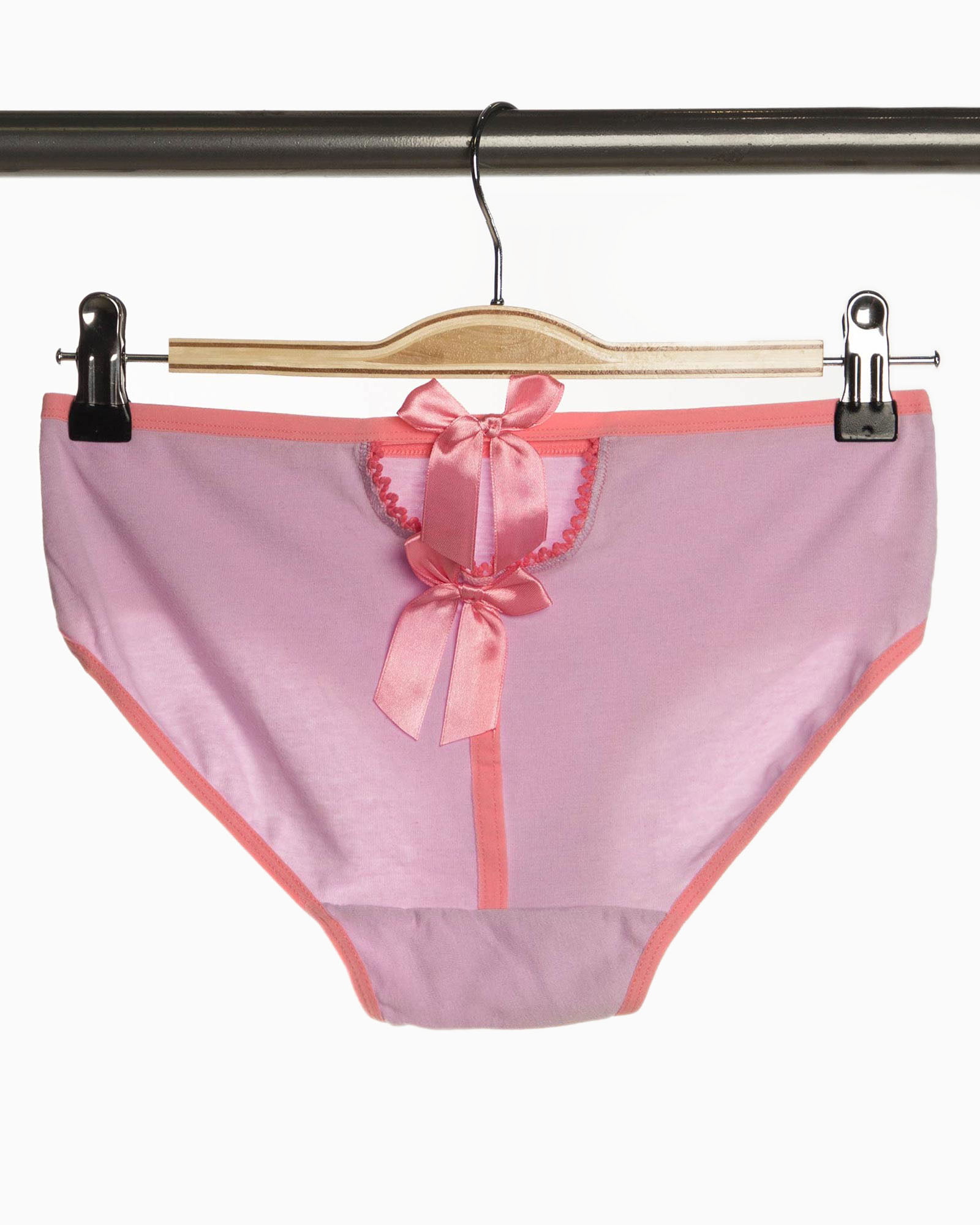 شورت اسلیپ زنانه ساده- یاسی- پشت