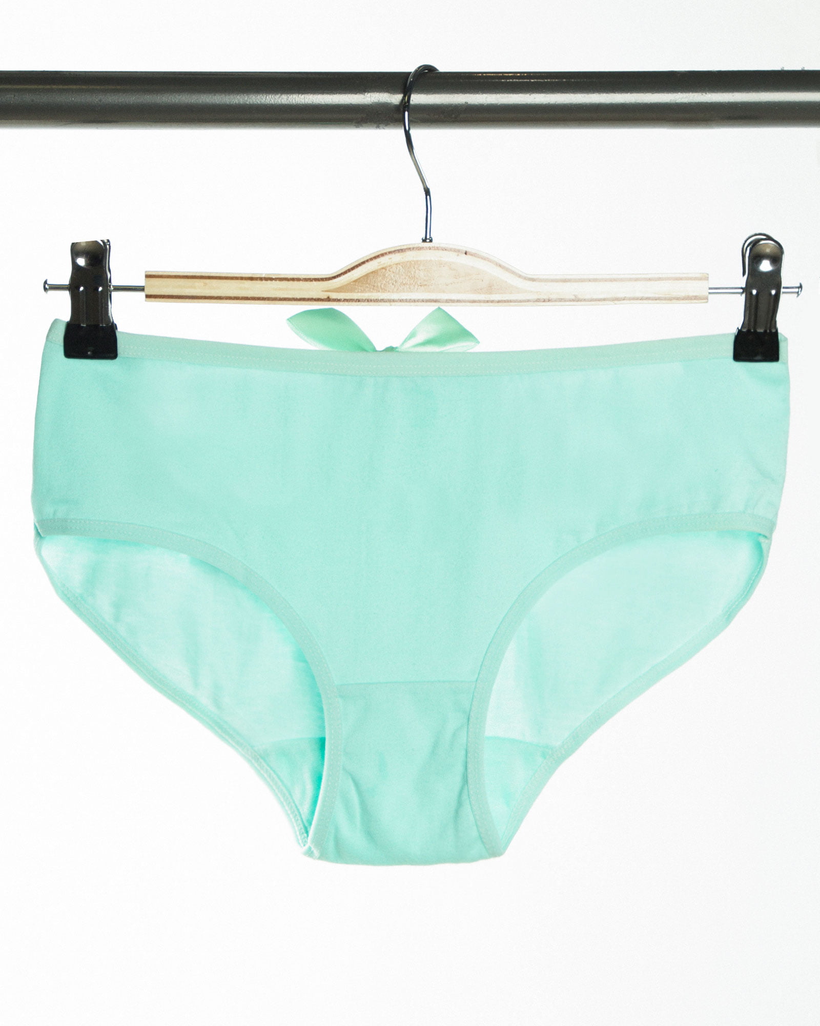 شورت اسلیپ زنانه- سبز زمردی- روبه-رو