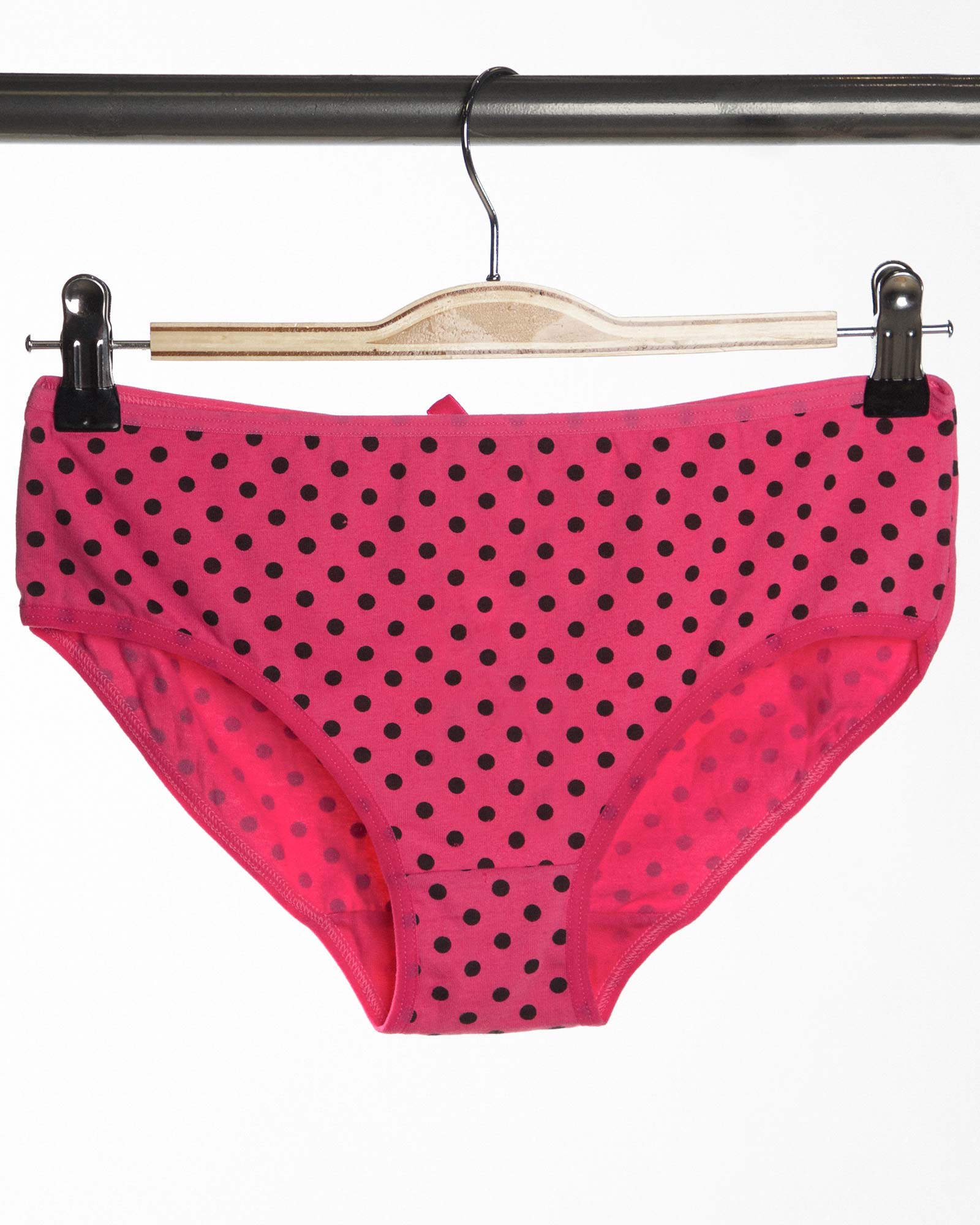 شورت طرح دار زنانه- سرخابی- روبه-رو