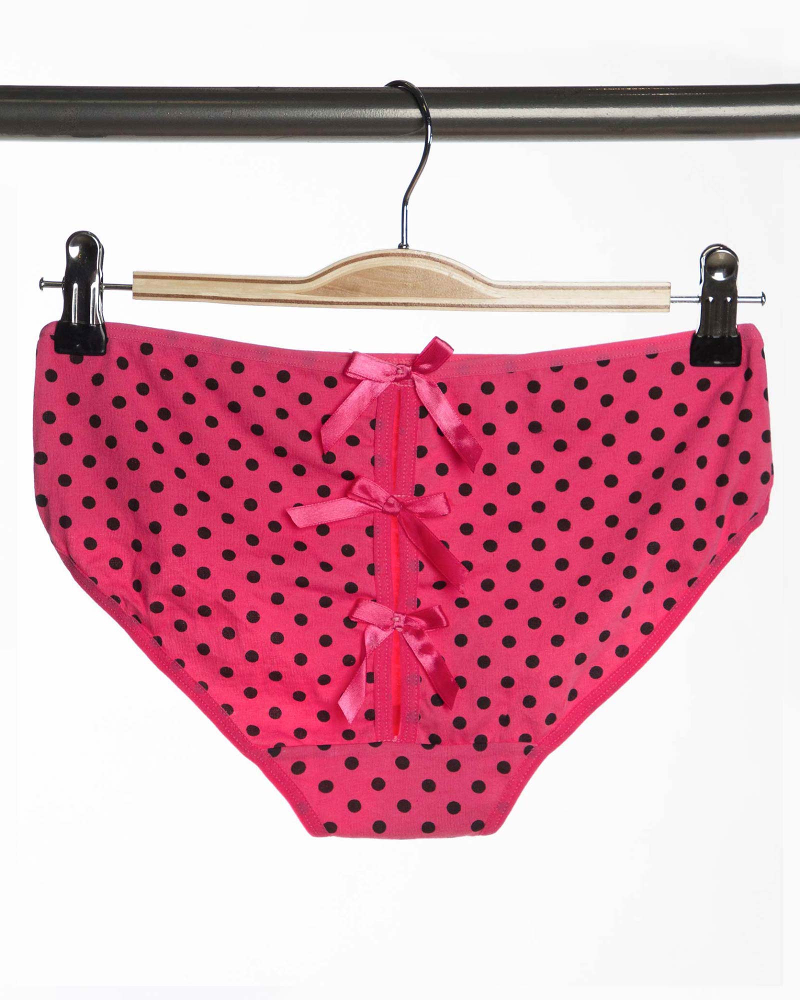 شورت طرح دار زنانه- سرخابی- پشت- محیطی