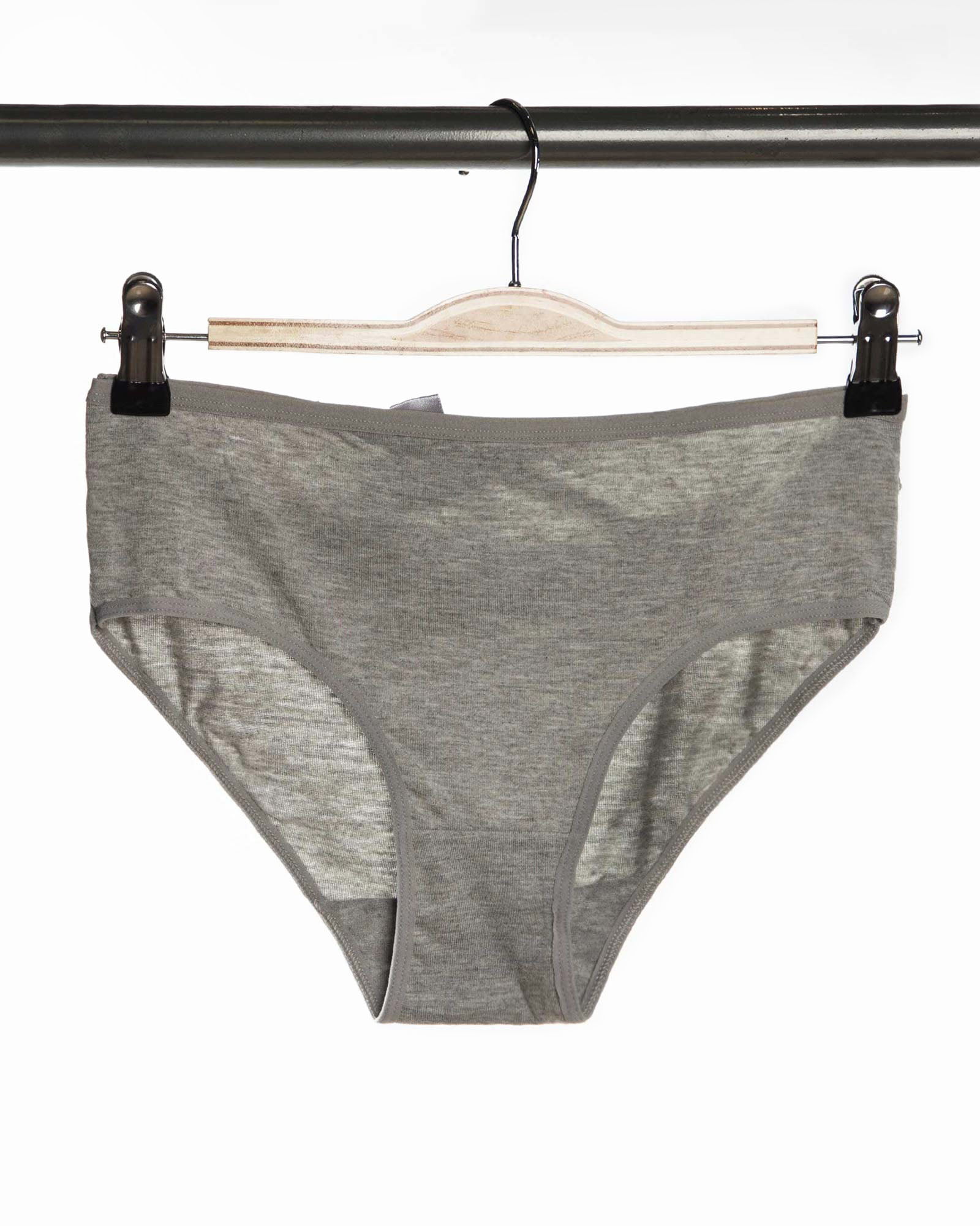 شورت نخی زنانه- طوسی- روبه-رو