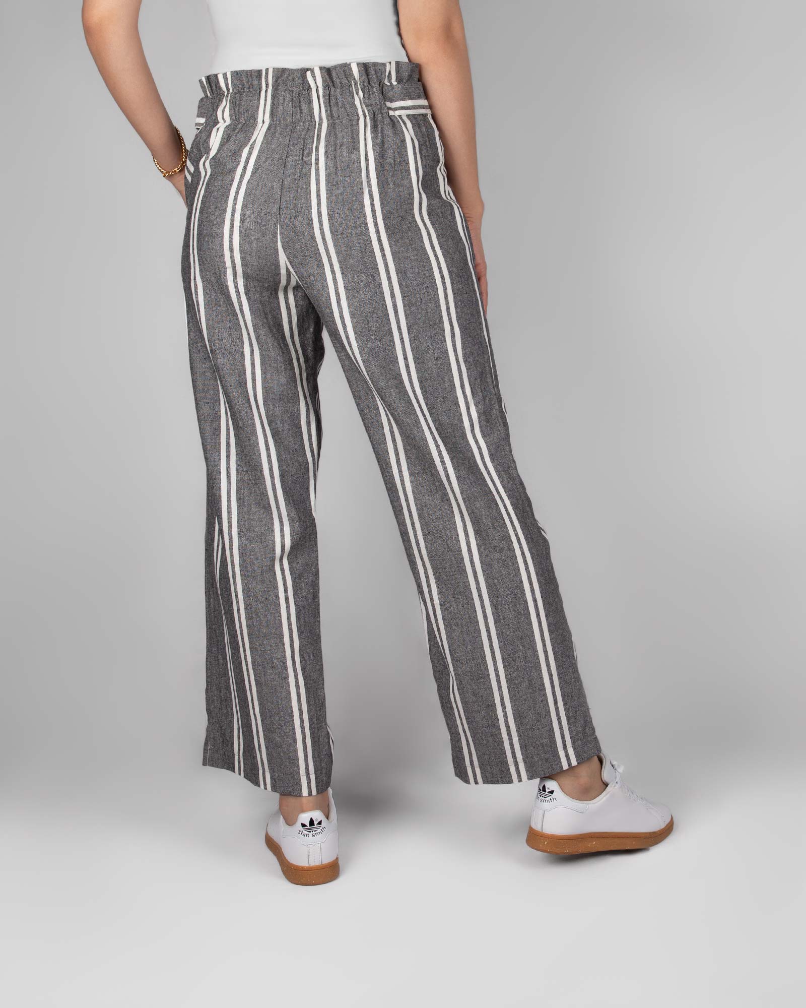 دامن شلواری طرح دار- ملانژ پررنگ- پشت