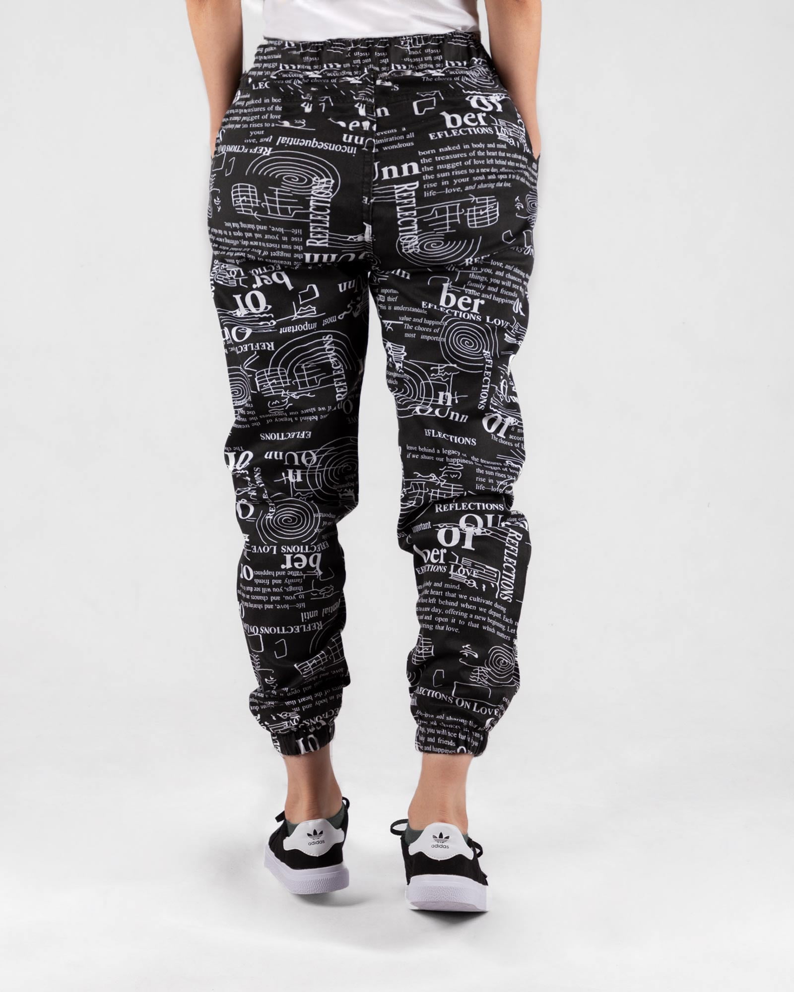 شلوار اسلش دخترانه مشکی- پشت