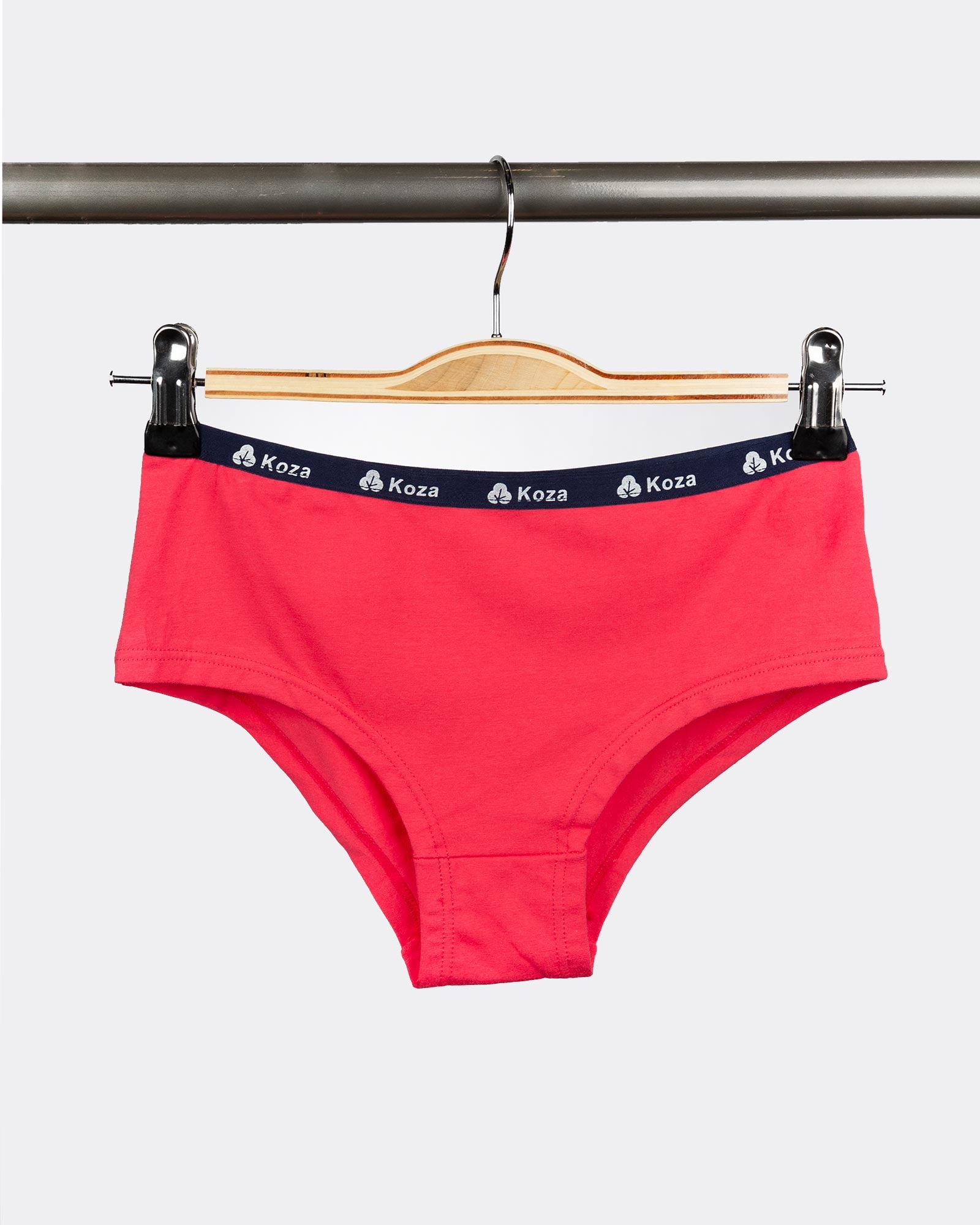 شورت زنانه مدل اسلیپ- سرخابی- روبرو