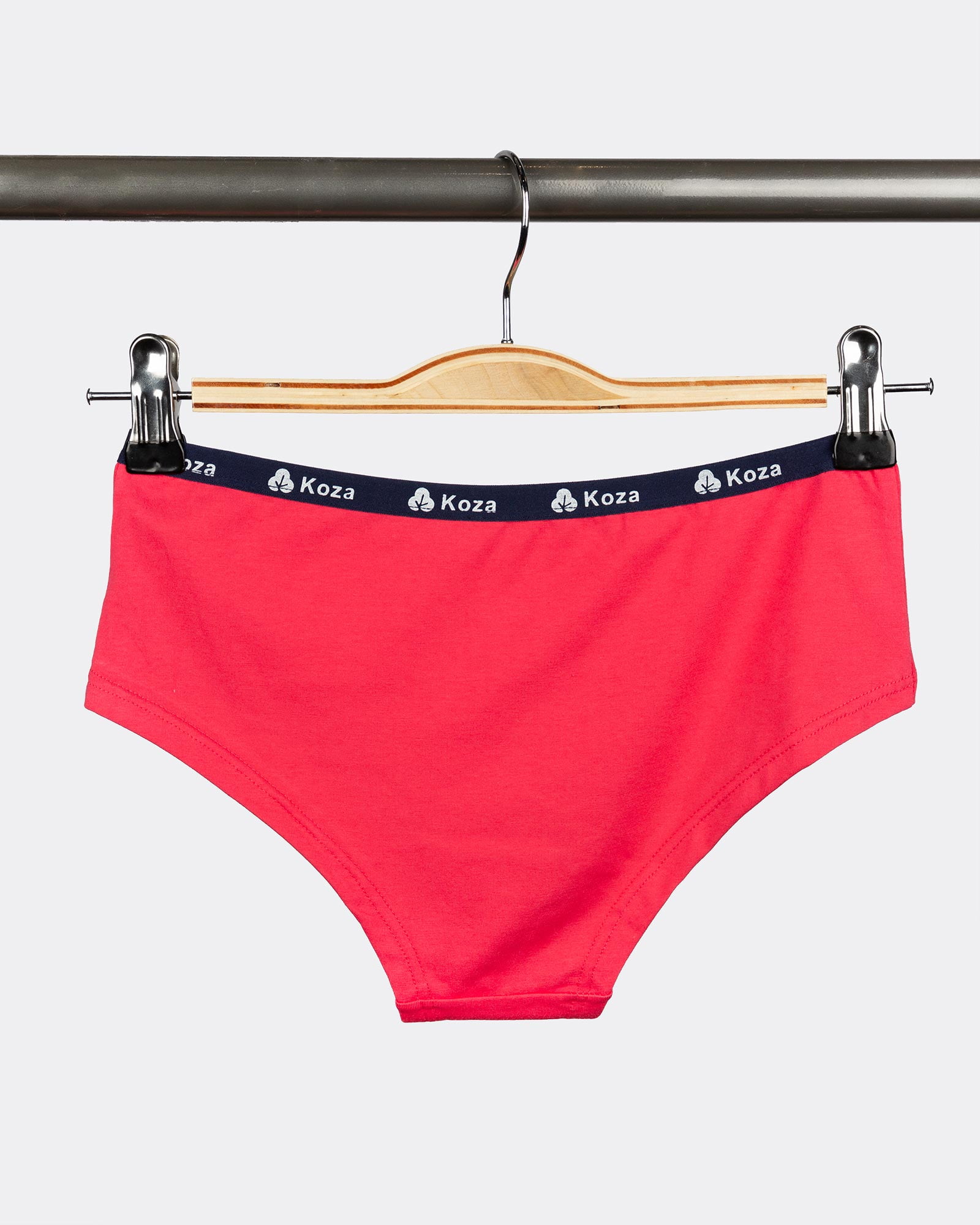 شورت زنانه مدل اسلیپ- سرخابی- پشت