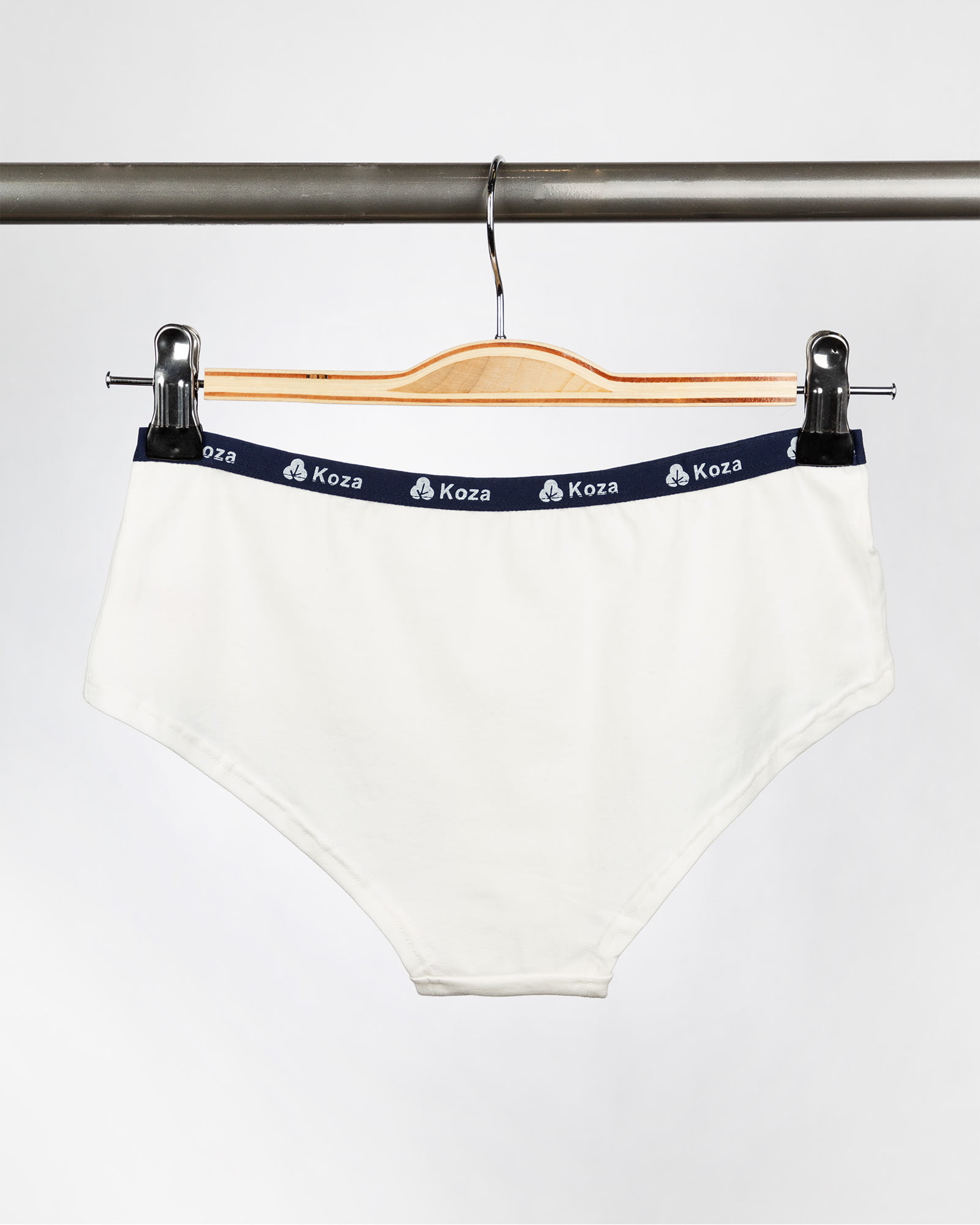 شورت زنانه مدل اسلیپ- سفید- پشت