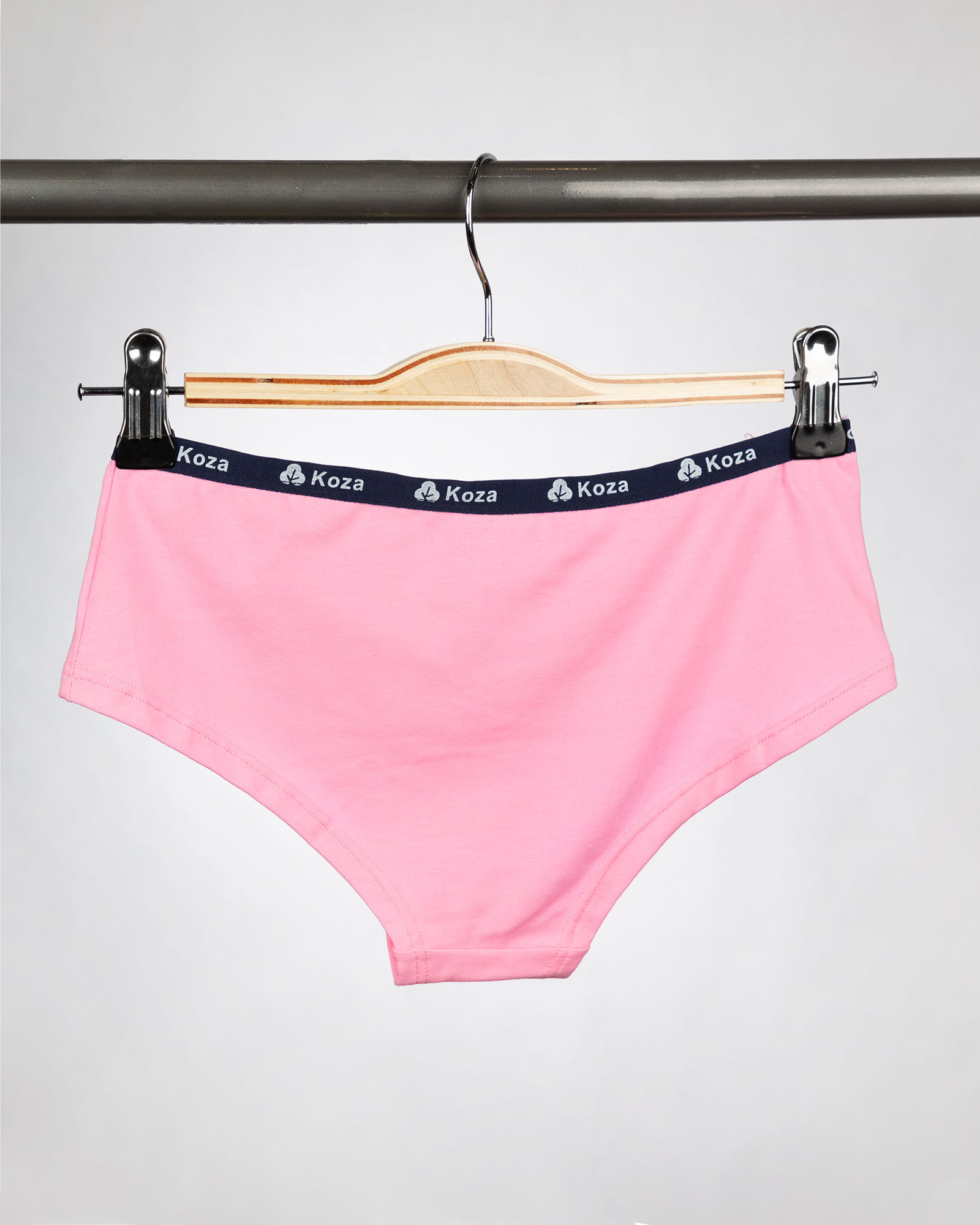 شورت زنانه مدل اسلیپ- صورتی- پشت