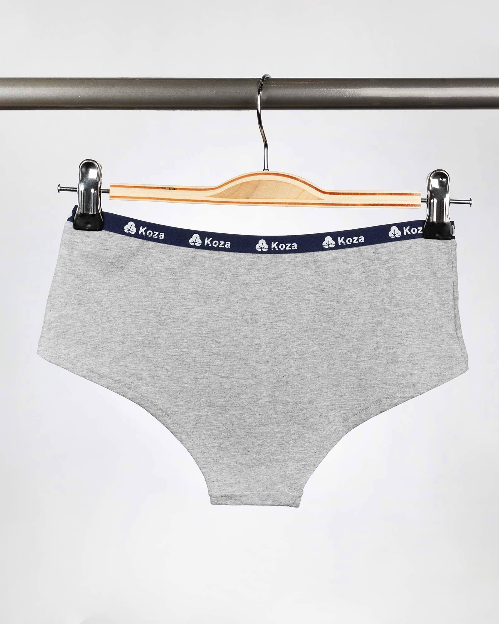 شورت زنانه مدل اسلیپ- ملانژ- پشت