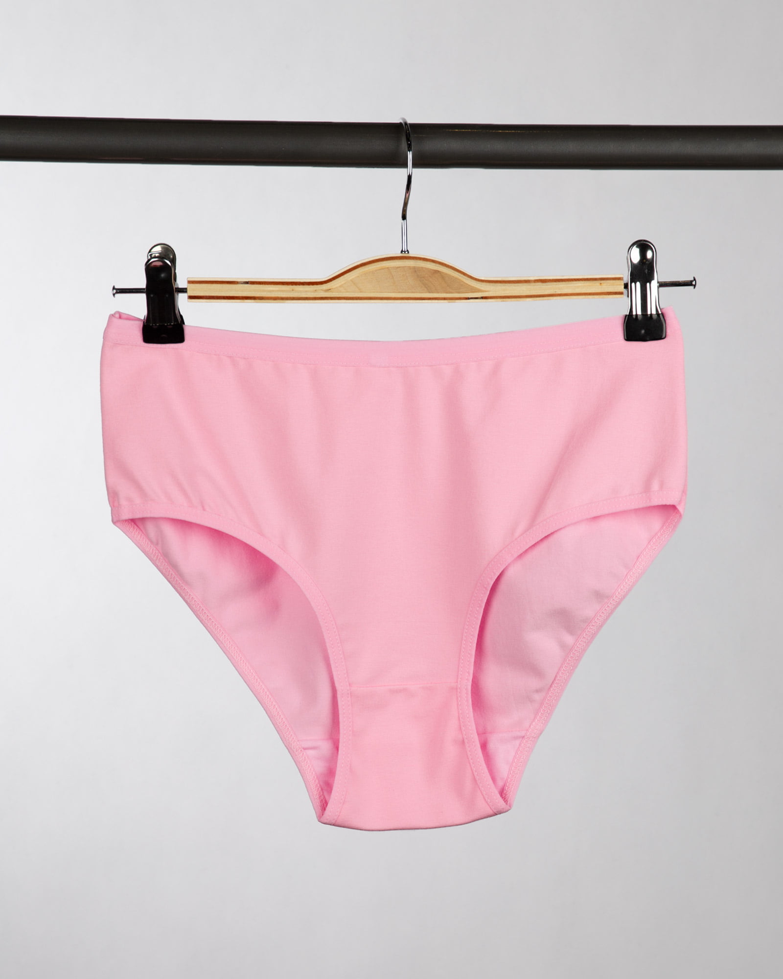 شورت زنانه مدل فرانسوی- صورتی- روبرو