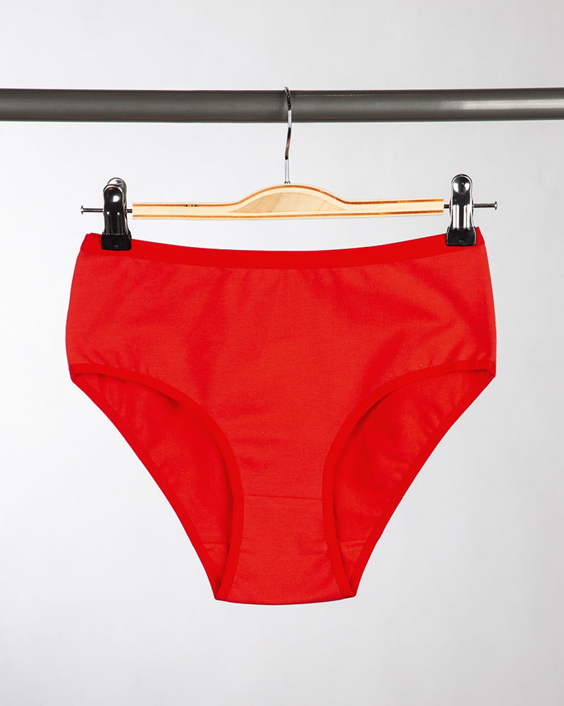 شورت زنانه مدل فرانسوی- قرمز- روبرو محیطی