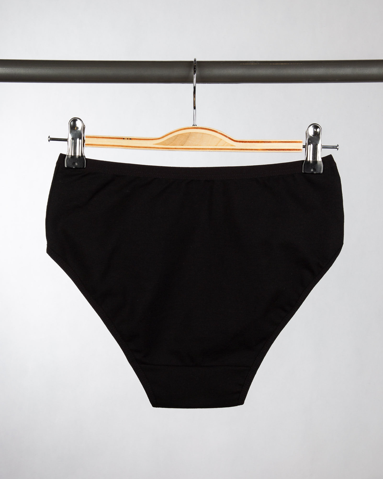 شورت زنانه مدل فرانسوی- مشکی- روبرو