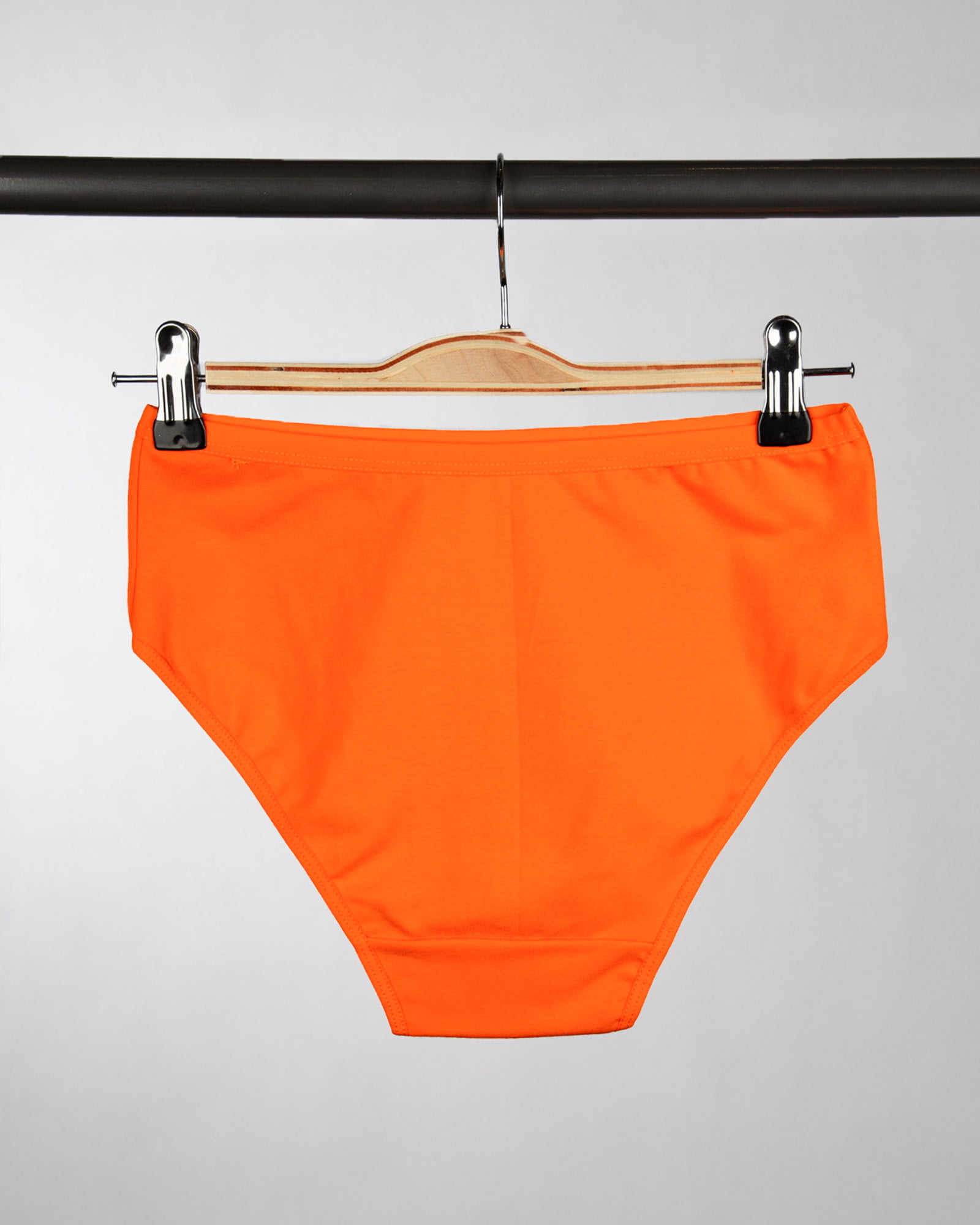 شورت زنانه مدل فرانسوی- نارنجی- پشت