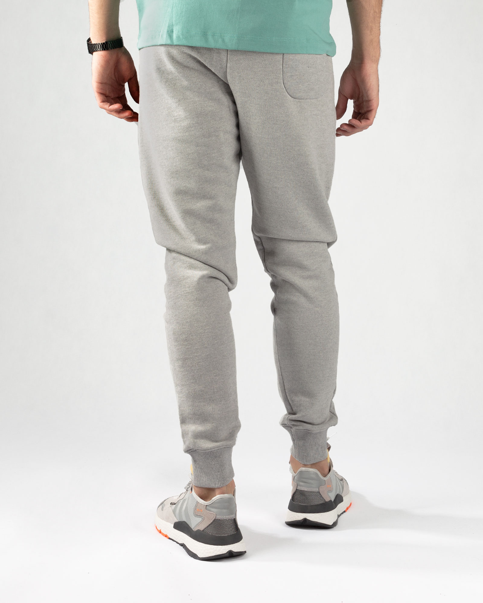 شلوار اسلش مردانه- فیروزه ای سیر_ پشت