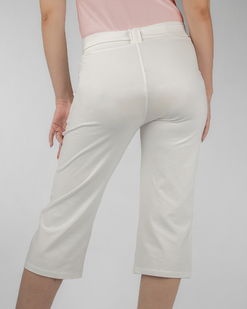 شلوارک زنانه- سفید- پشت