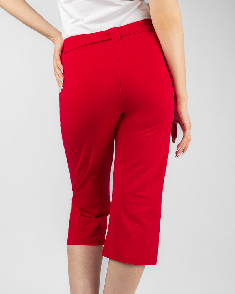 شلوارک زنانه- قرمز- پشت