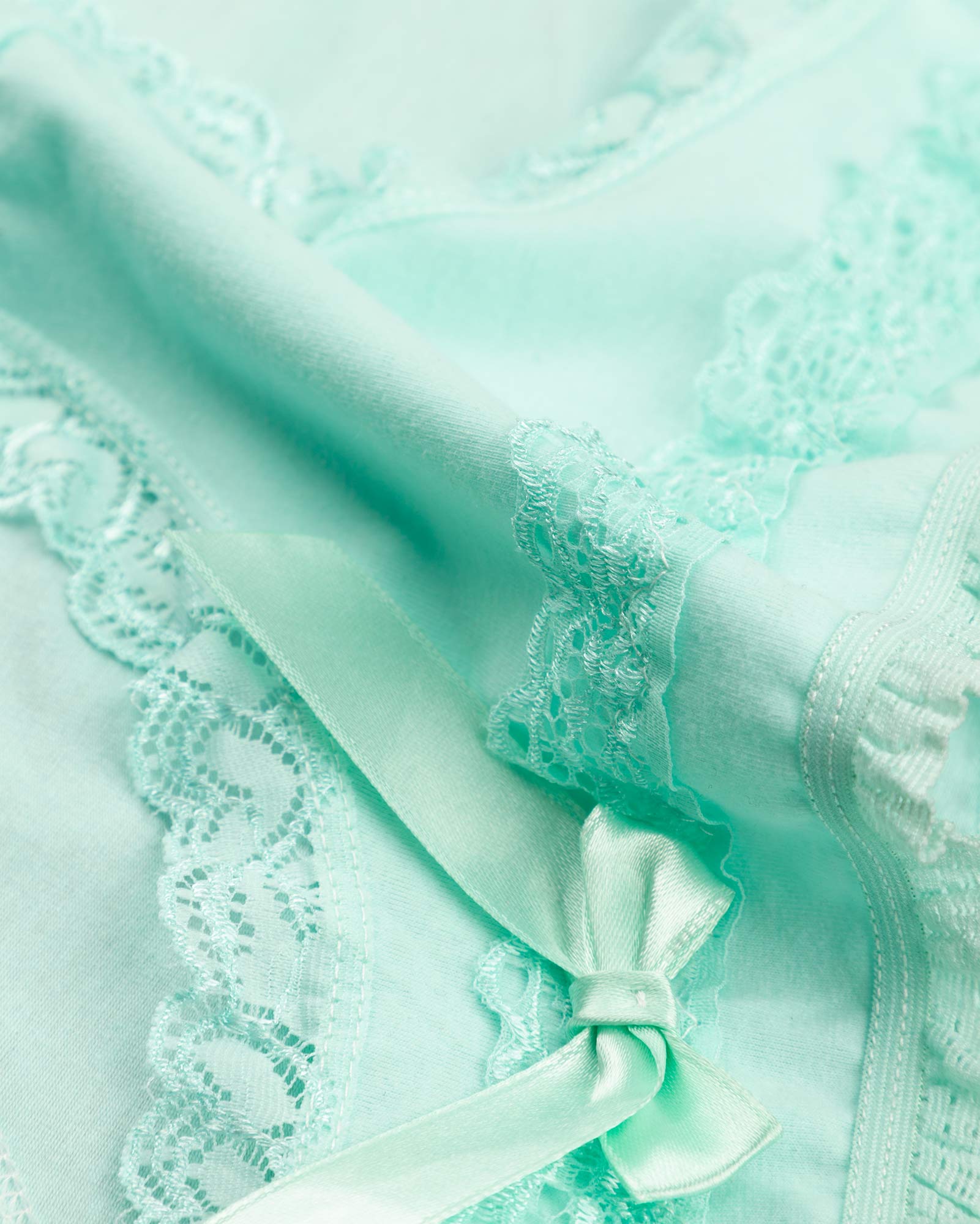 شورت نخی- آبی روشن- طرح