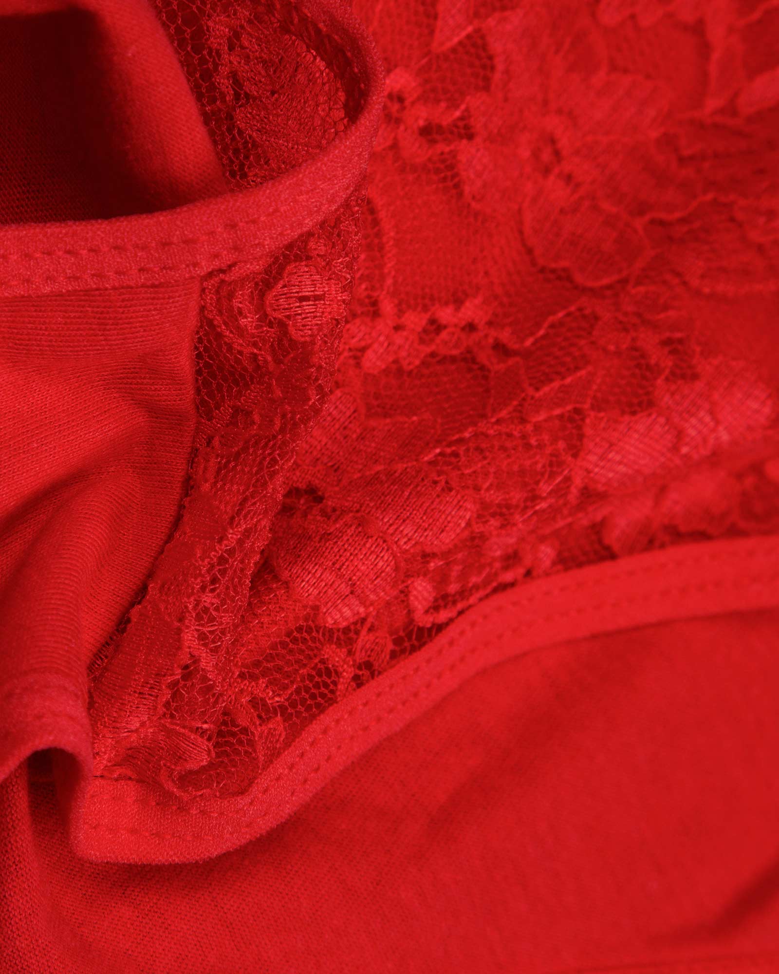 شورت نخی زنانه- قرمز- طرح