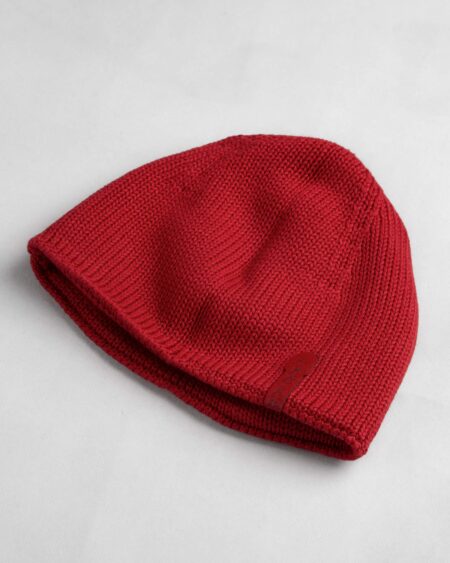 کلاه بافت بچگانه- قرمز- پشت