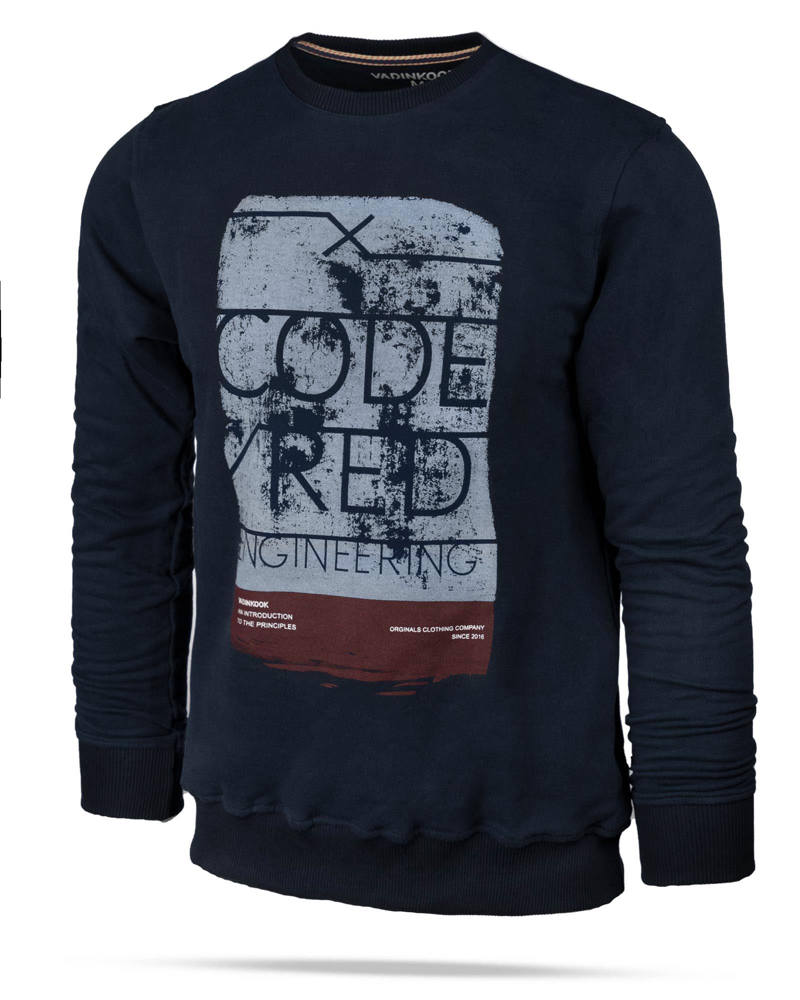 بلوز دورس مردانه RVK298- سرمه ای- روبرو