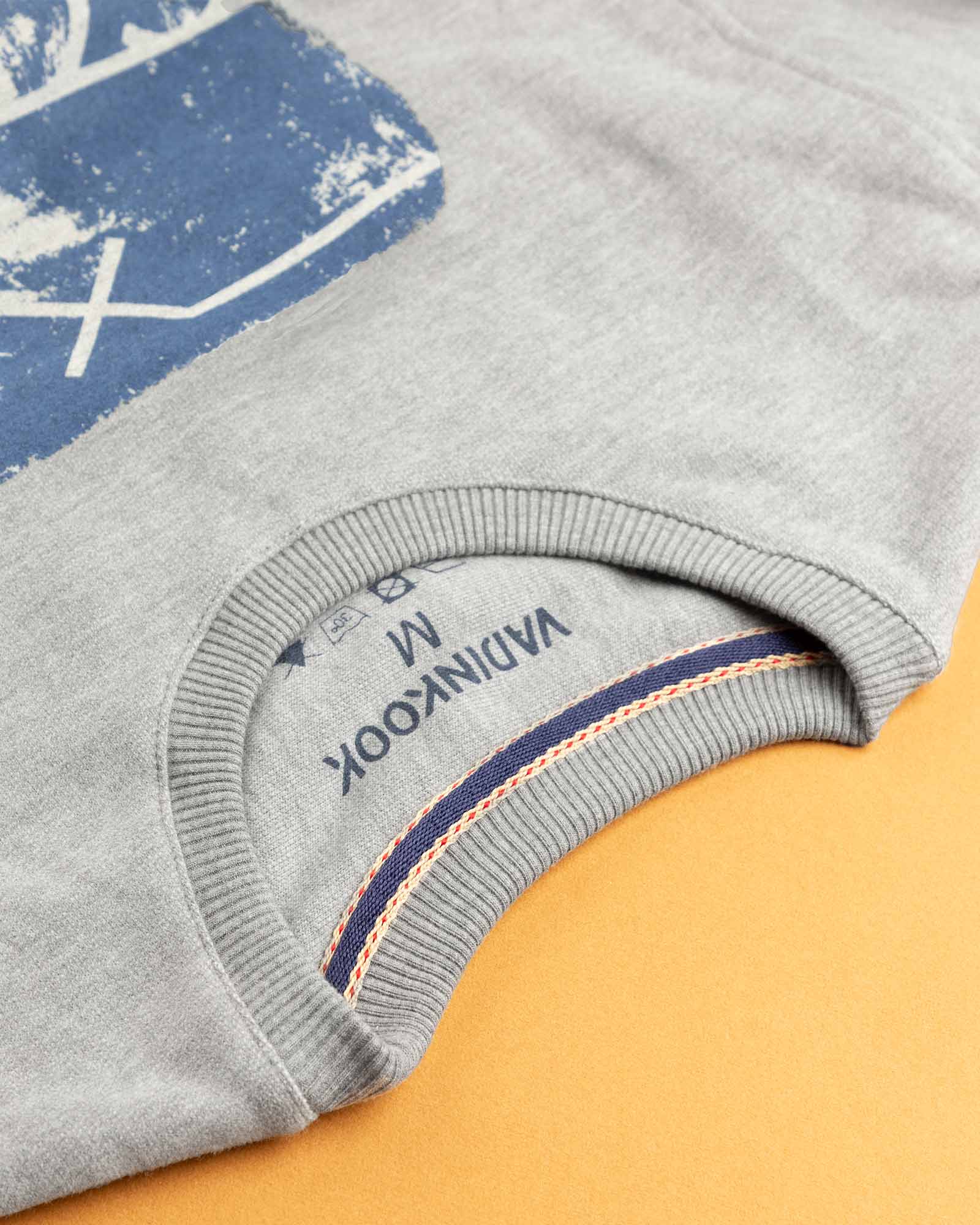 بلوز دورس مردانه RVK298- طوسی- یقه