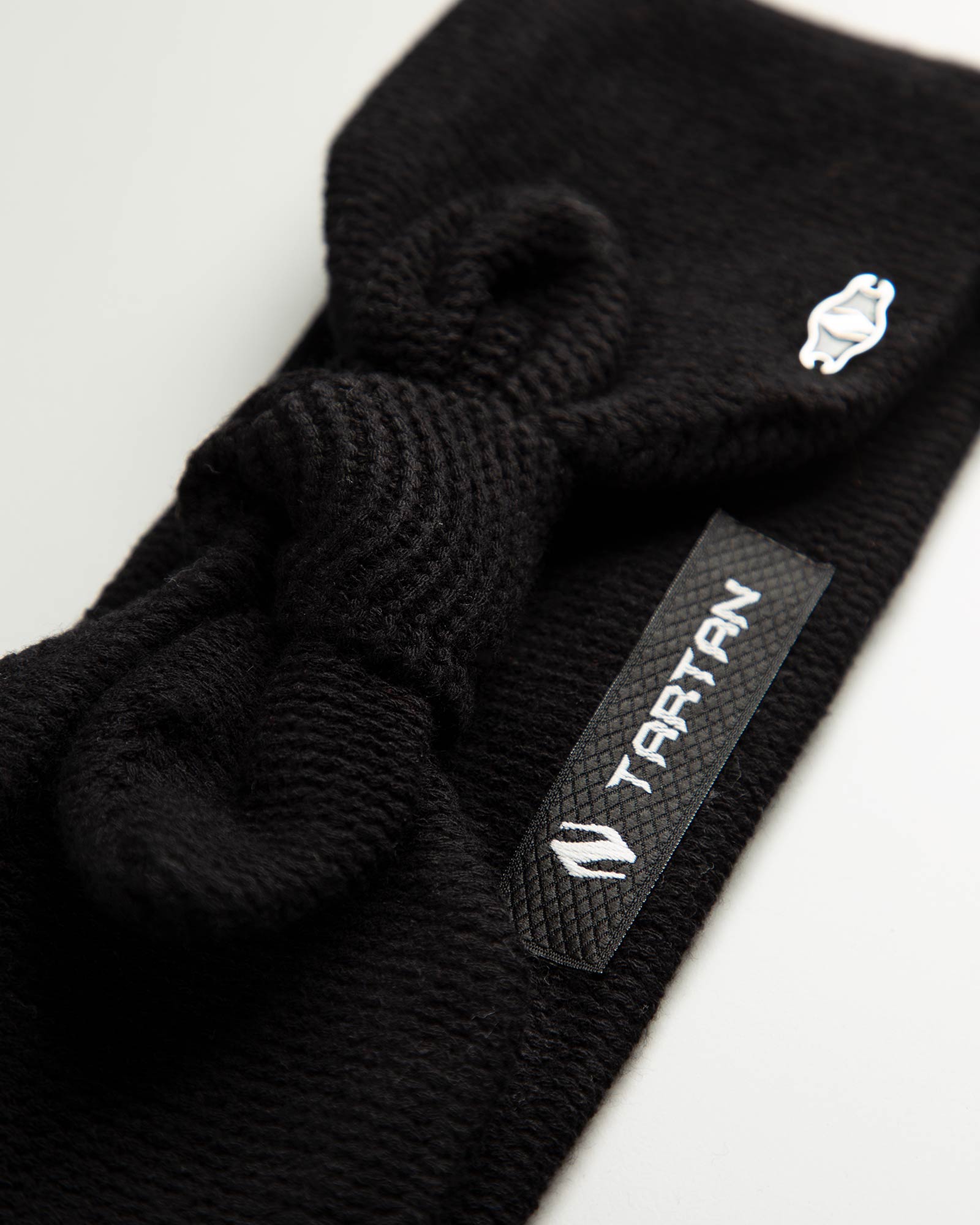 هدبند بافت - مشکی- نمای نزدیک