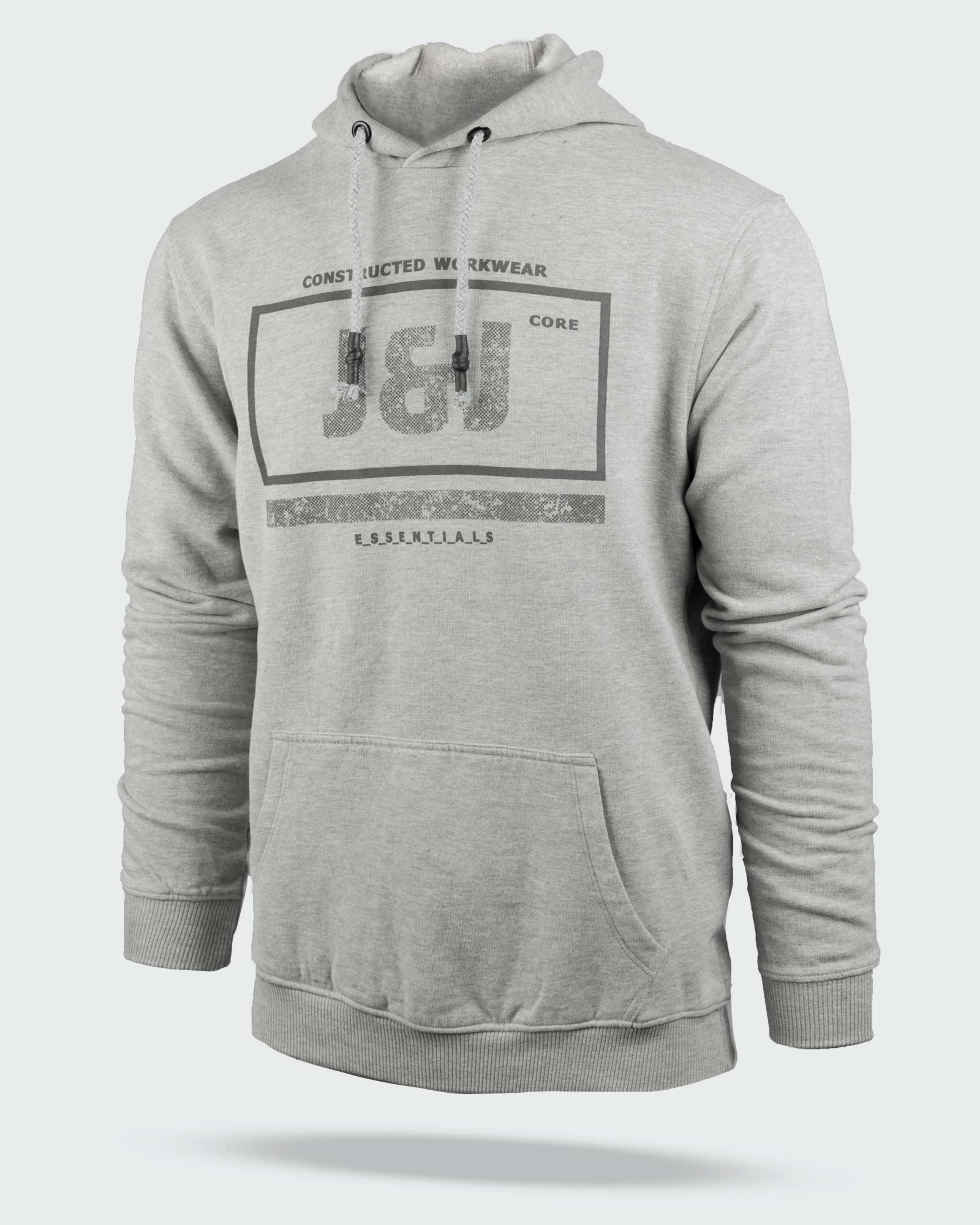 هودی مردانه 98120- طوسی کمرنگ- روبرو