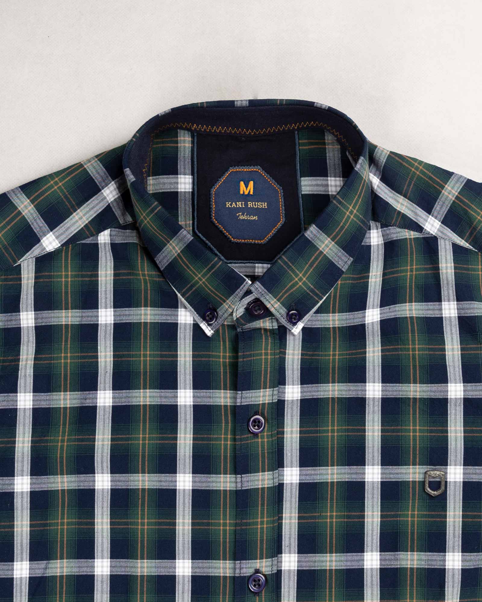 پیراهن مردانه 1080-سبز تیره (6)