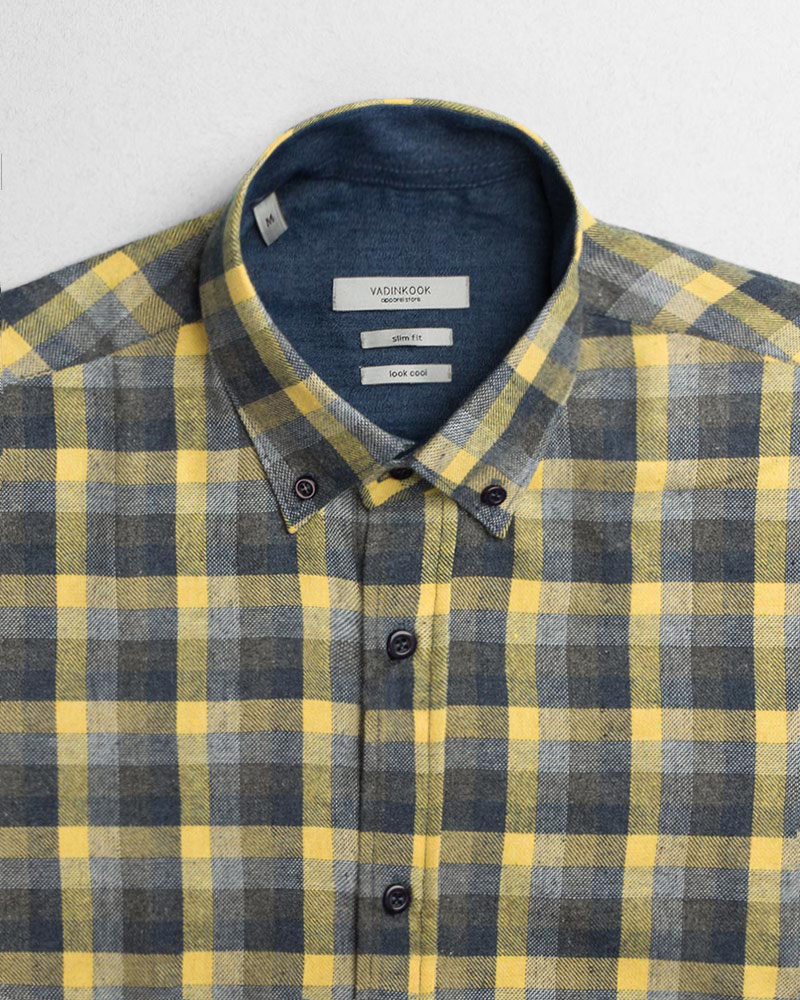 پیراهن-مردانه-پشمی-VKSW99100-زرد-1-