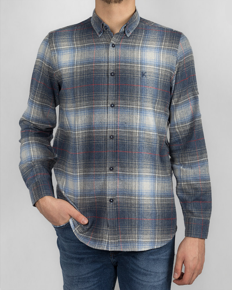 پیراهن مردانه پشمی vk99097 (7)