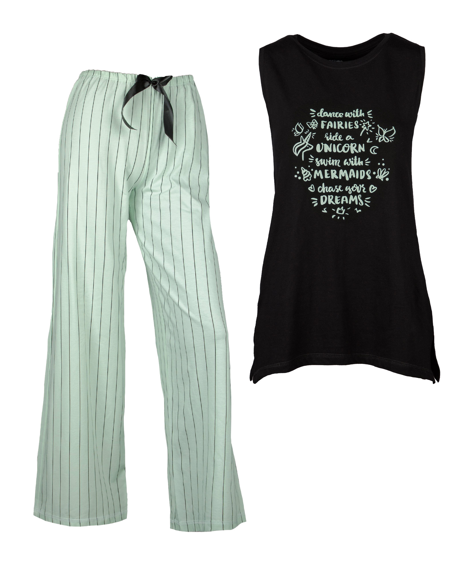 ست تاپ و دامن شلواری زنانه 0731- سبز زمردی (1)