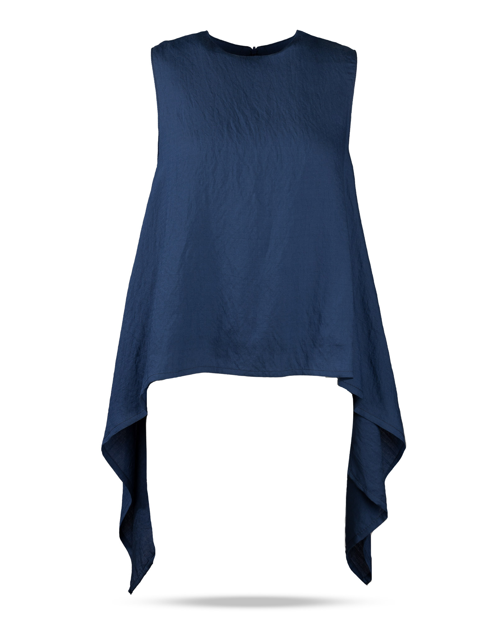 شومیز زنانه 010012- آبی تیره (1)