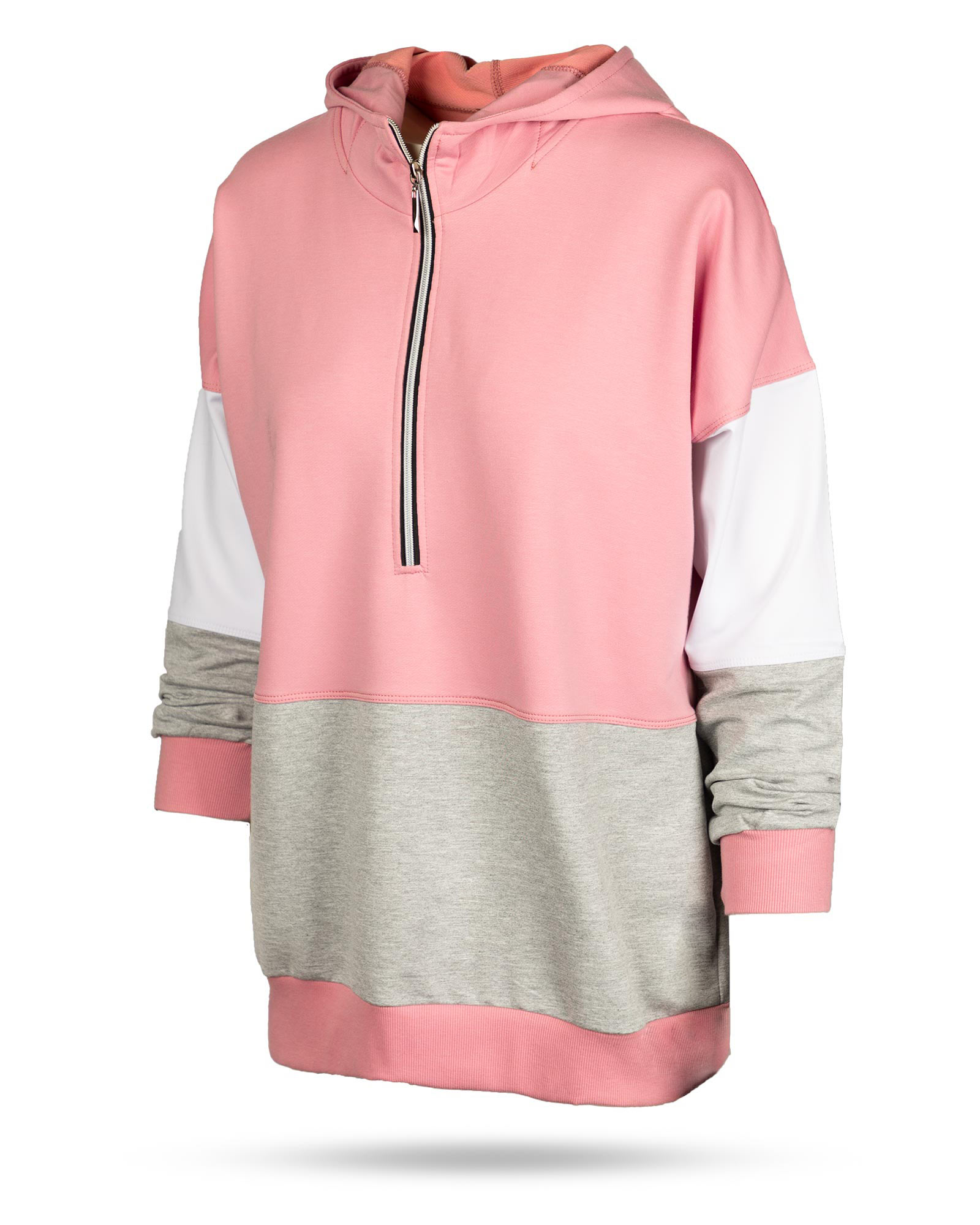 هودی دخترانه 1256- صورتی کثیف (2)