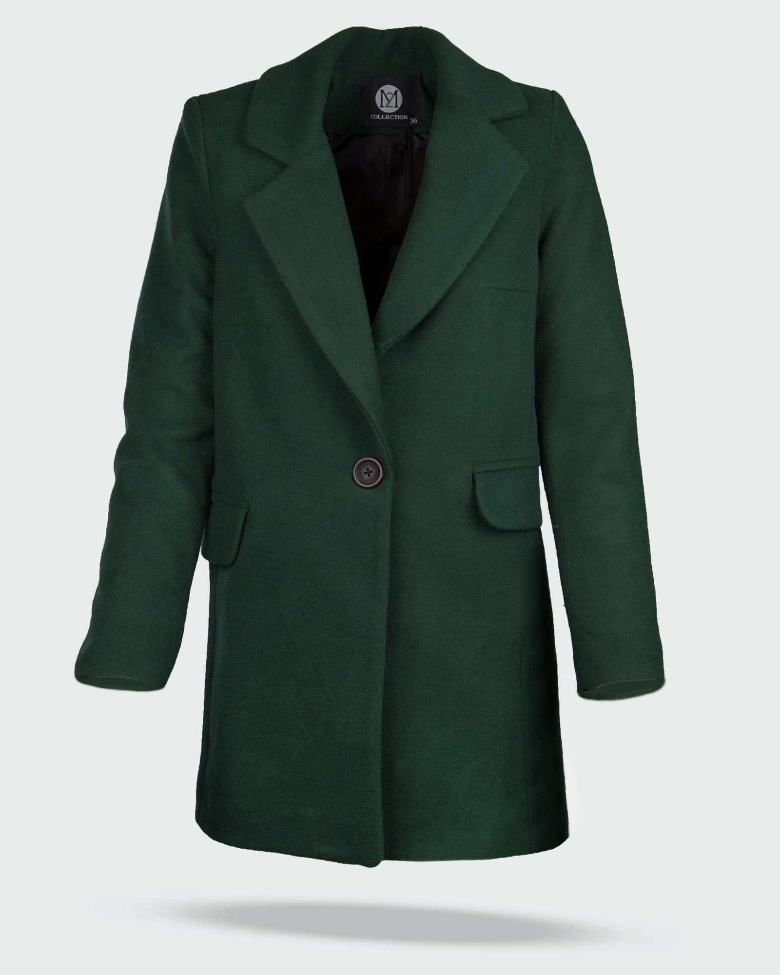 پالتو زنانه 57501- یشمی (1)