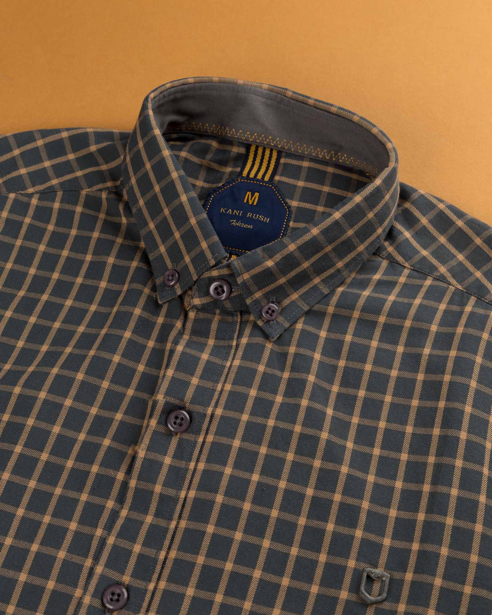 پیراهن مردانه 1295-زیتونی سیر (3)