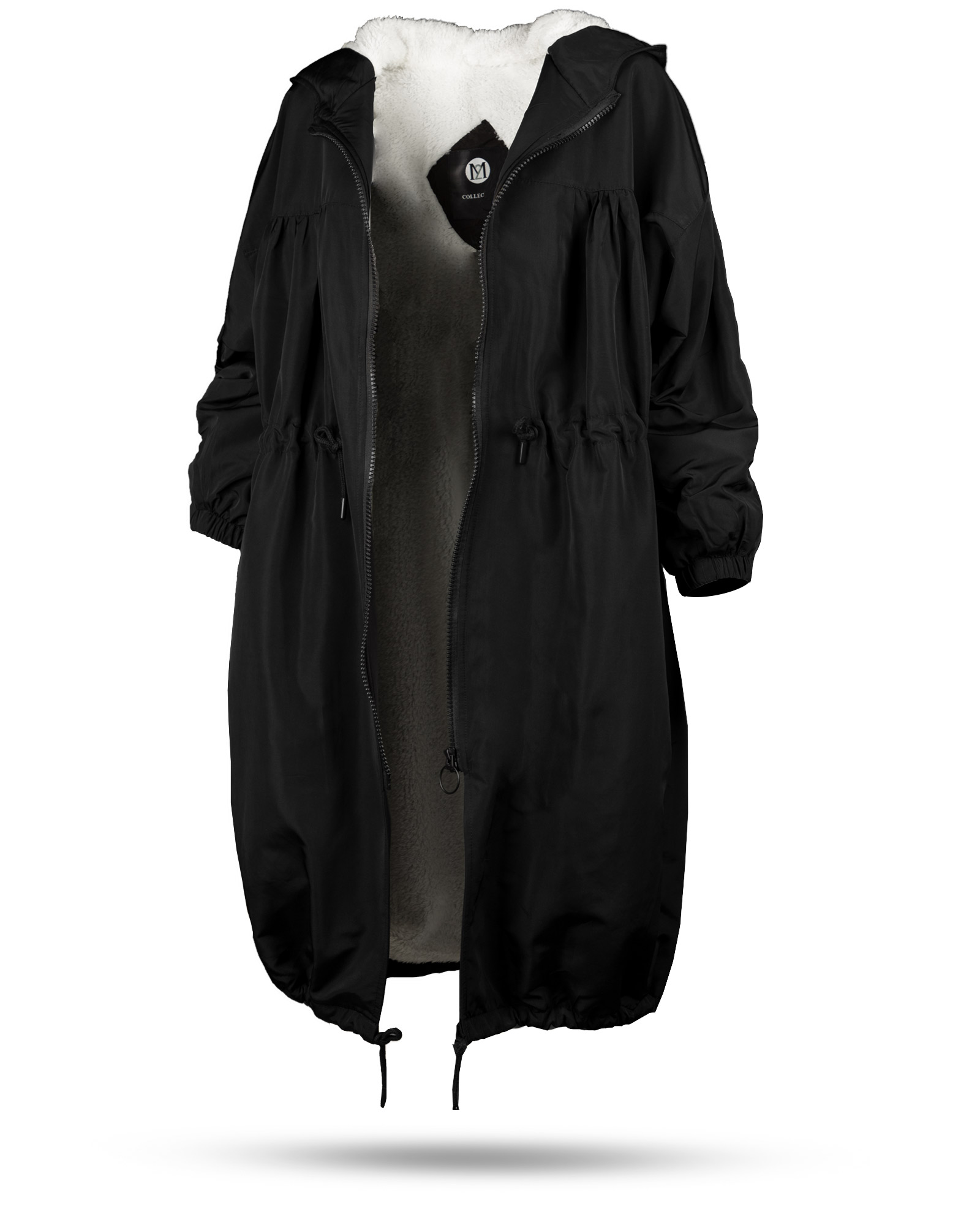 کاپشن زنانه 60101- مشکی (2)