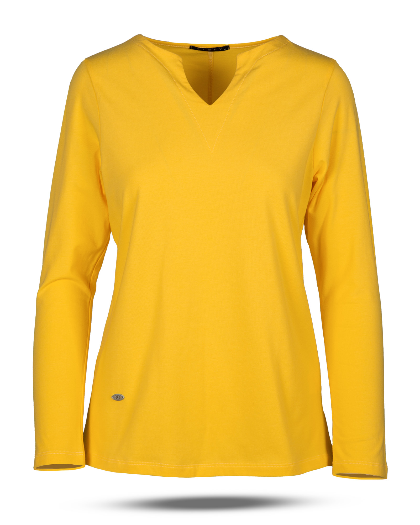 بلوز زنانه 1240 - زرد (2)