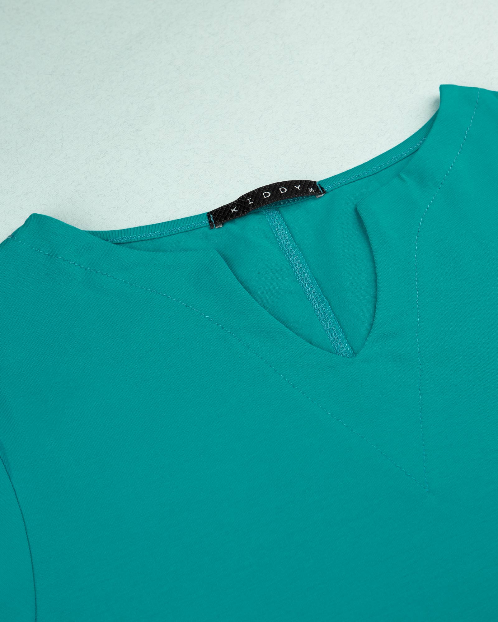 بلوز زنانه 1240 - سبز آبی (3)