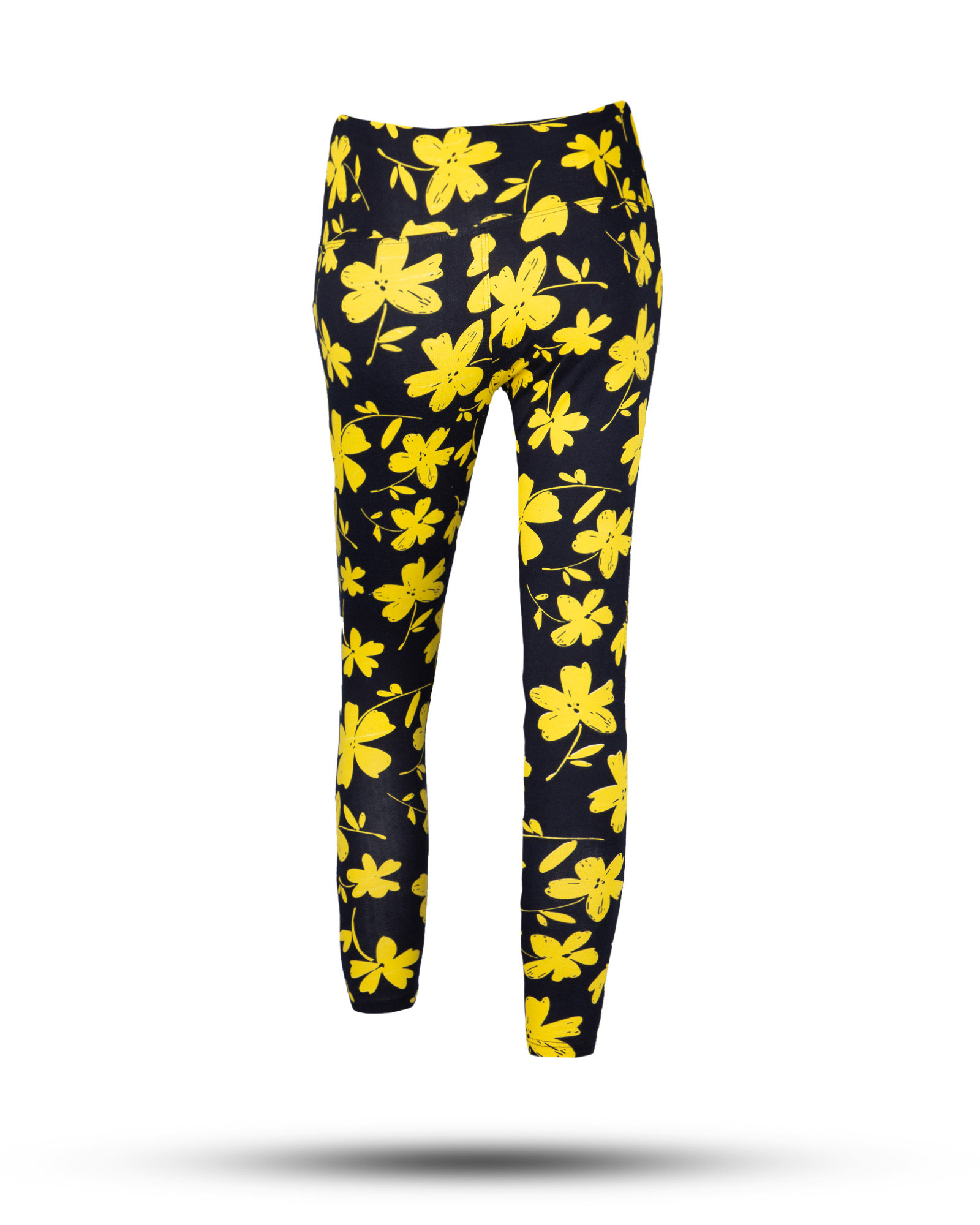 شلوار نخی زنانه 1238- زرد (1)